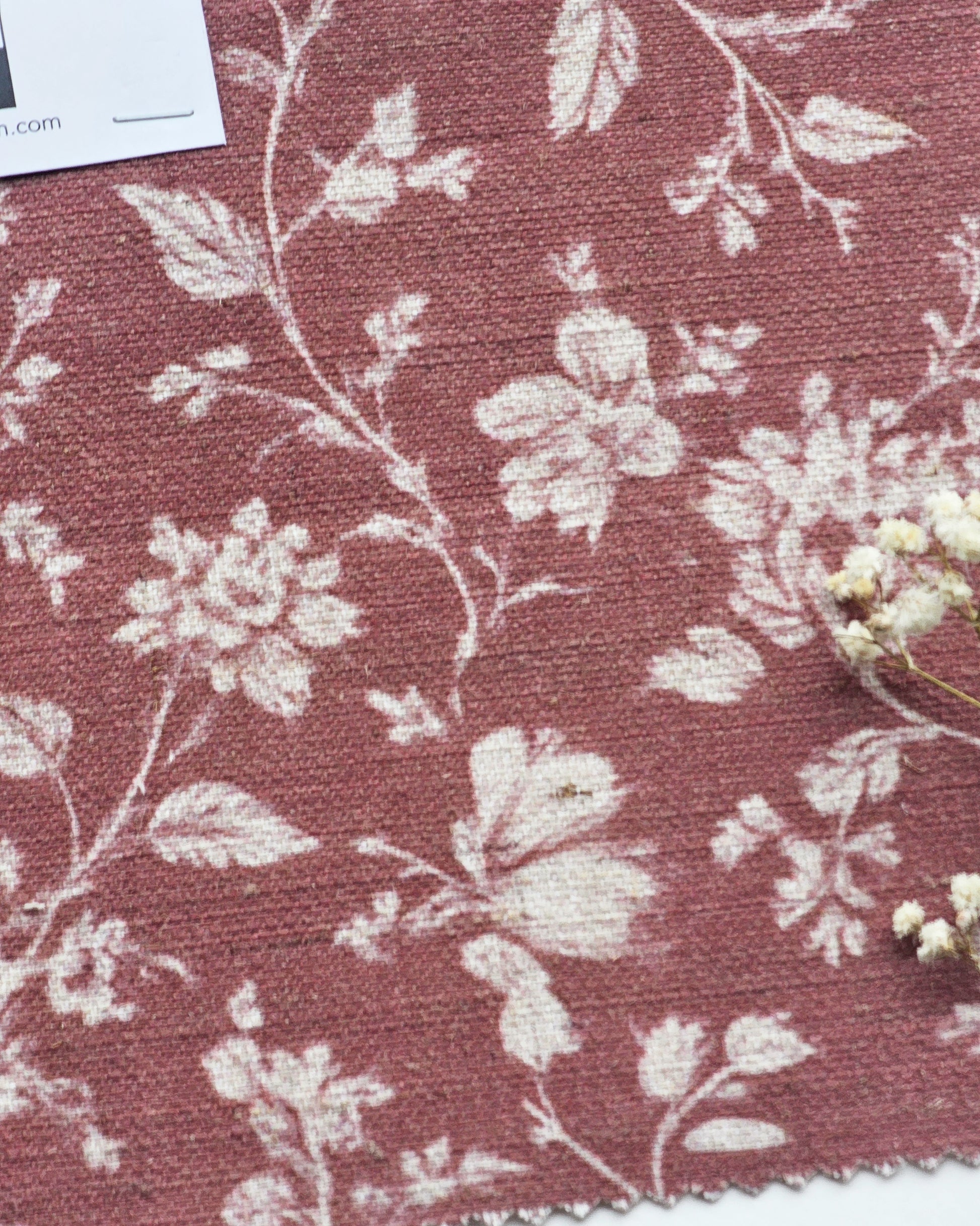 Zinnia Fabric , Cedar