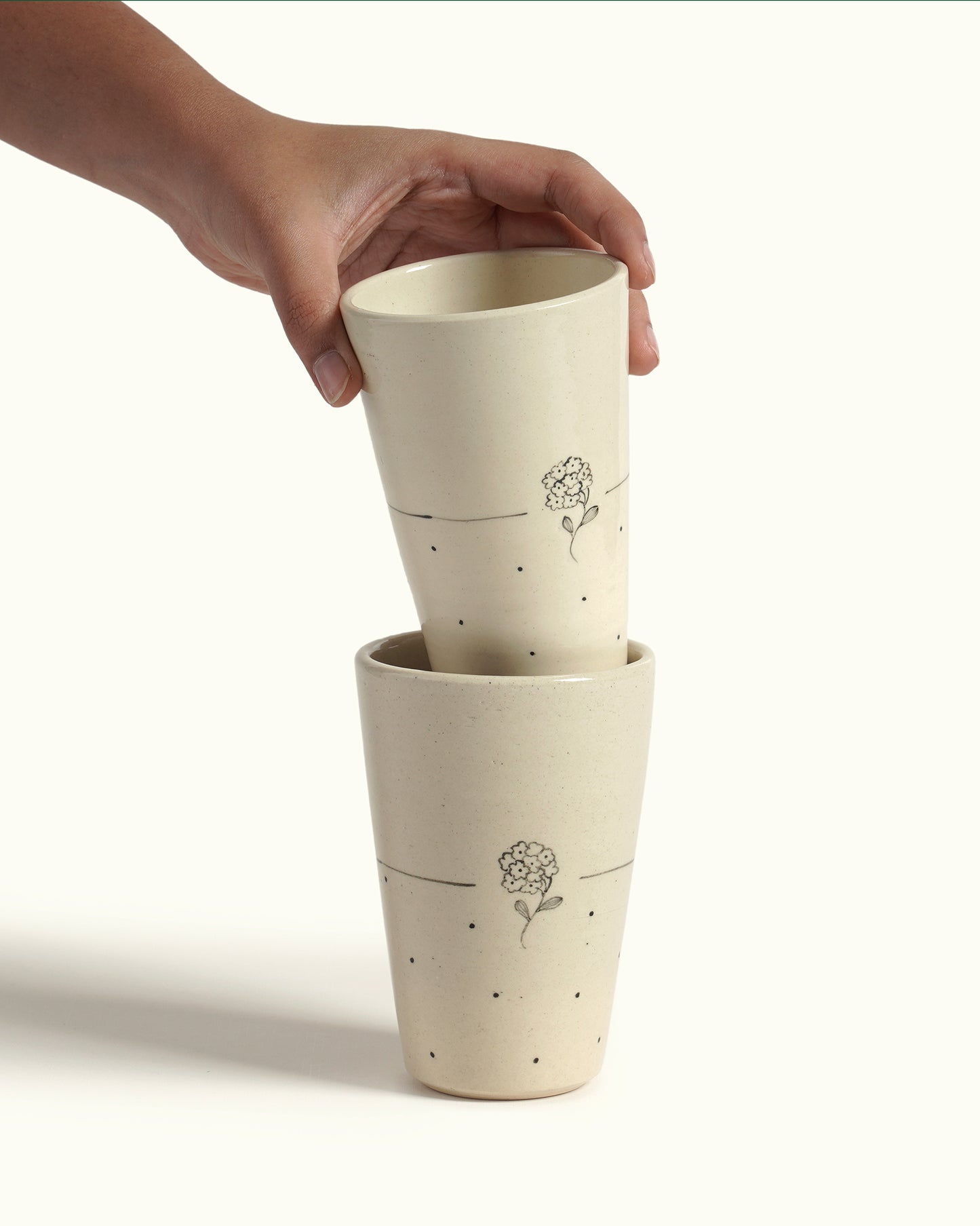 Tagar Polka Tumblers (Set of 2)