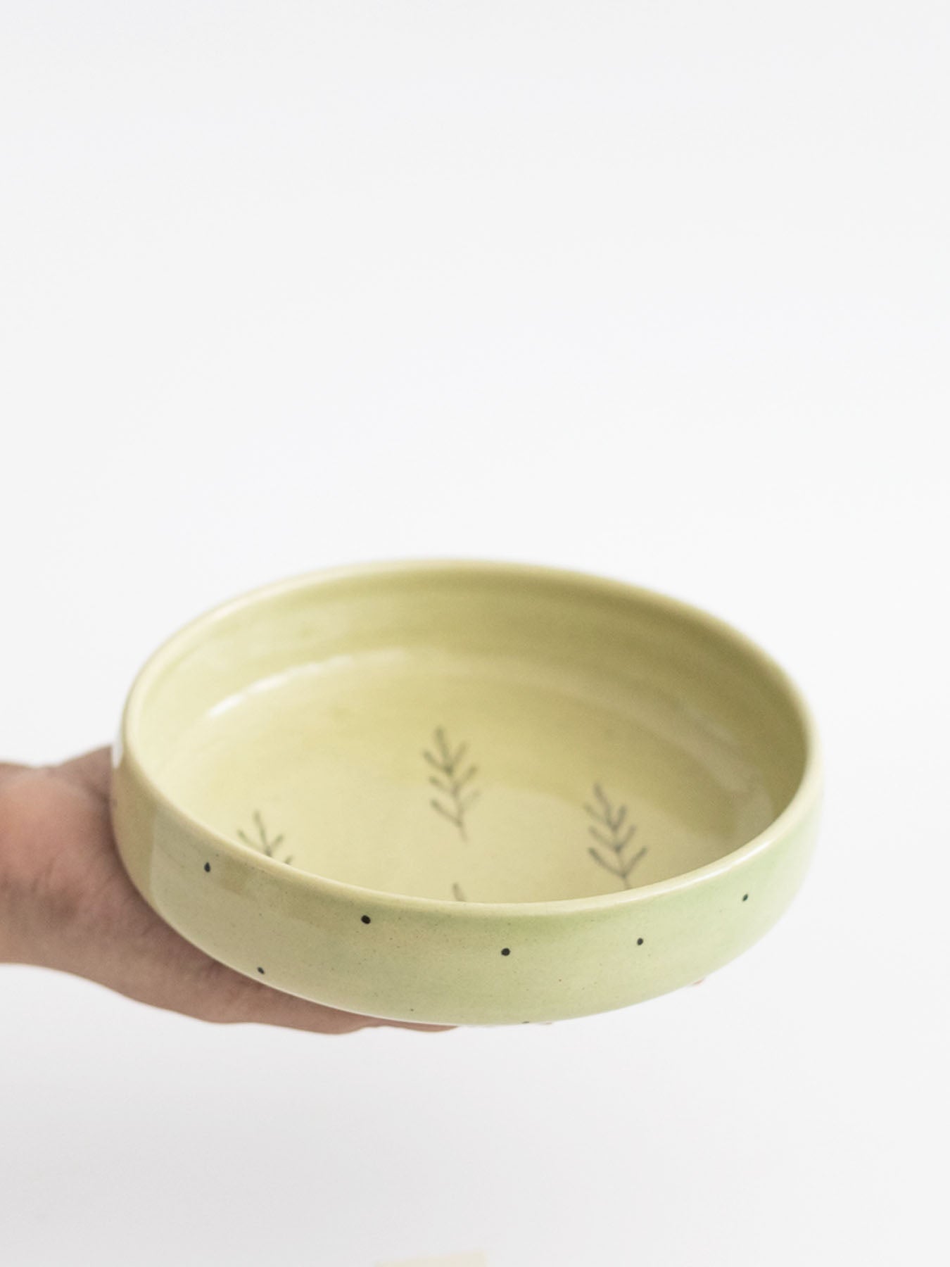 Durba Zen  Bowl, Olive