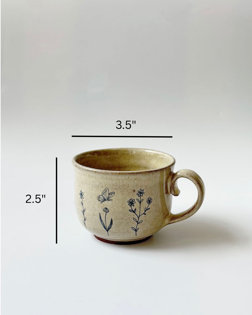 Meadow Flora Teacup (1 Cup & 1 Saucer )