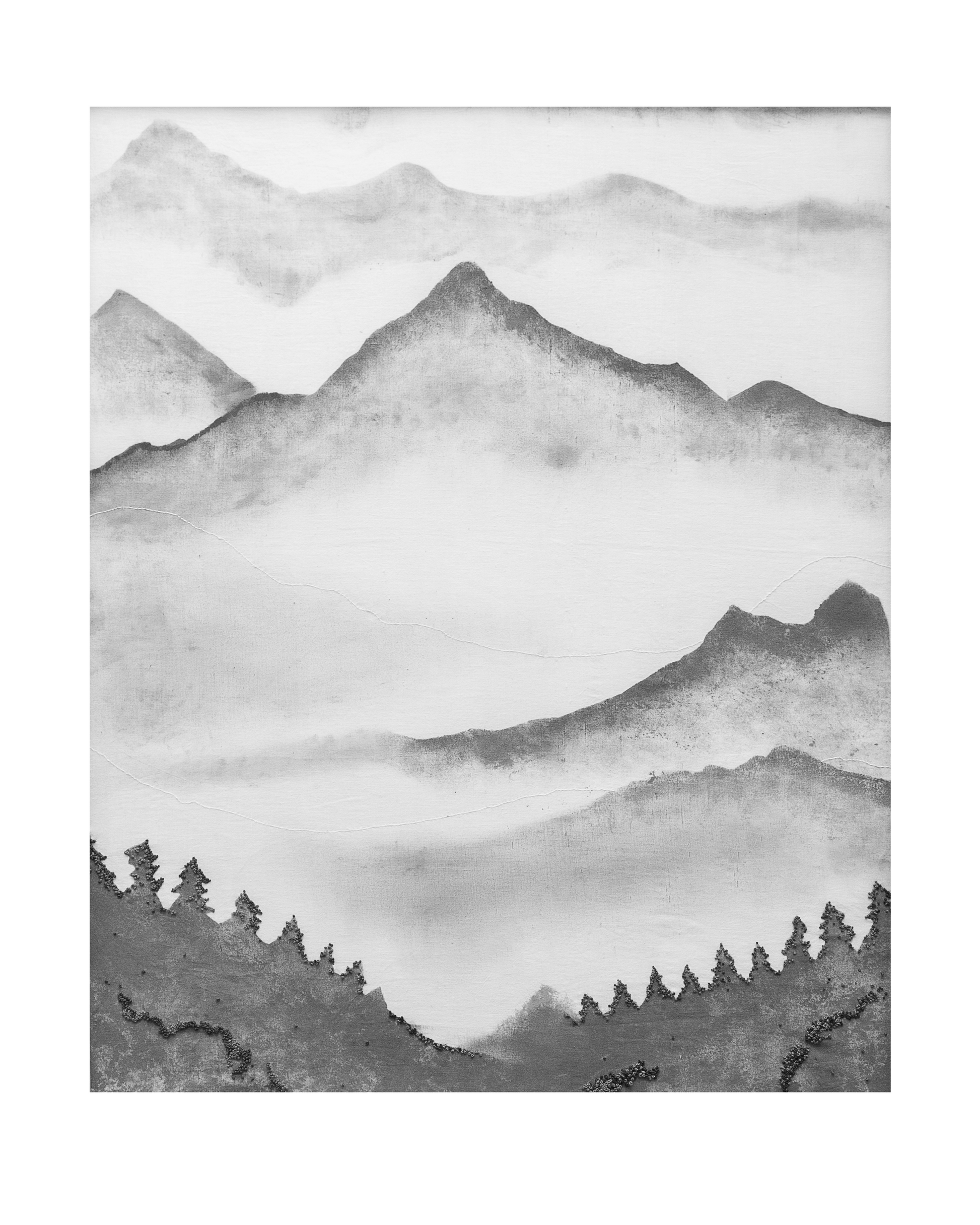 Silent Peak  Art Print