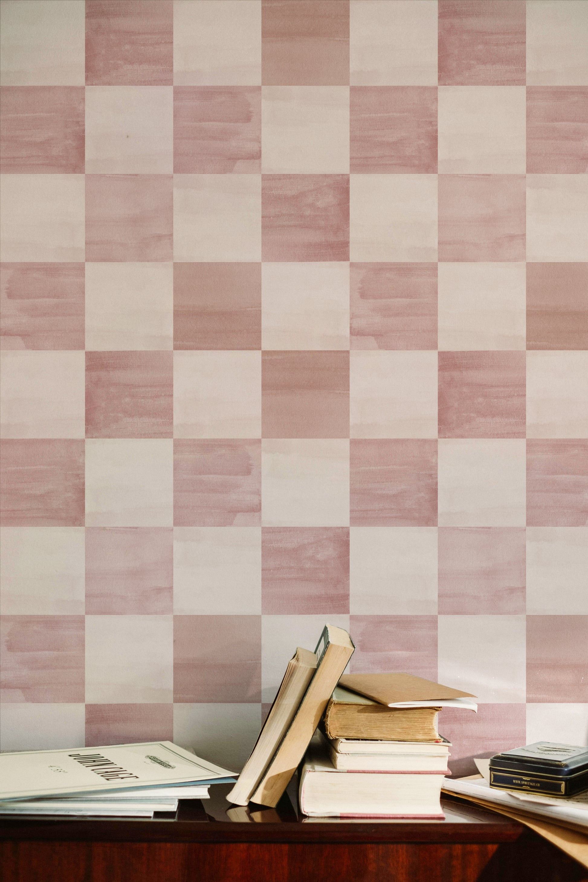Dune Wallpaper, Rose Pink
