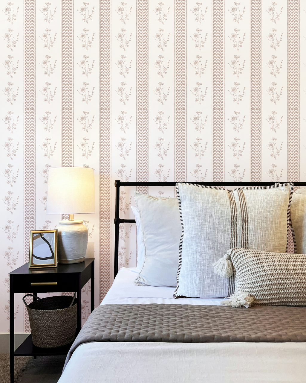 Ash Meadow Wallpaper, Brown