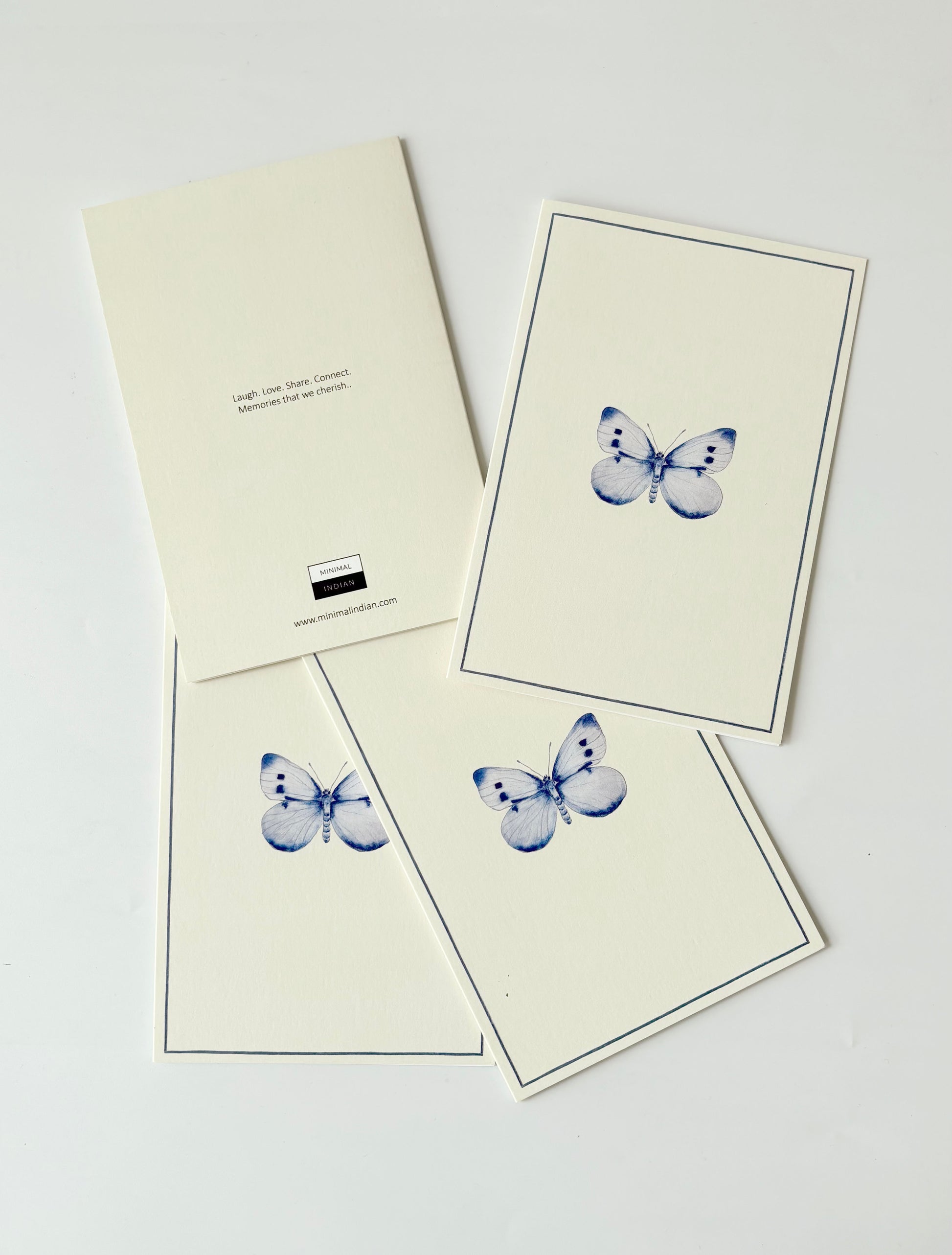 Butterfly Greeting Cards (Set of 4)