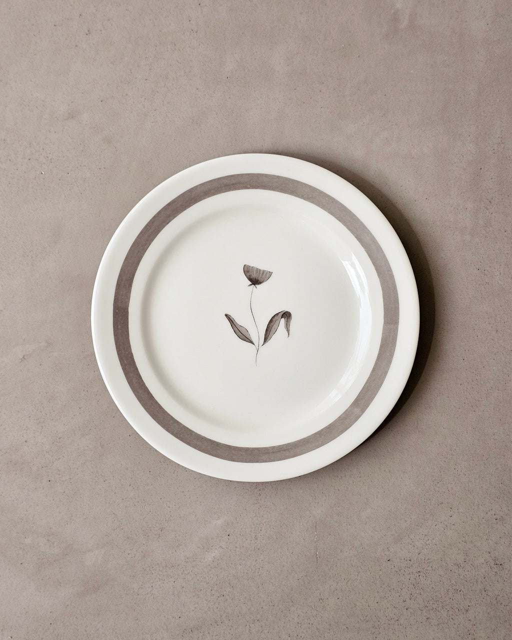 Carnation Quarter Plate (1 Piece)