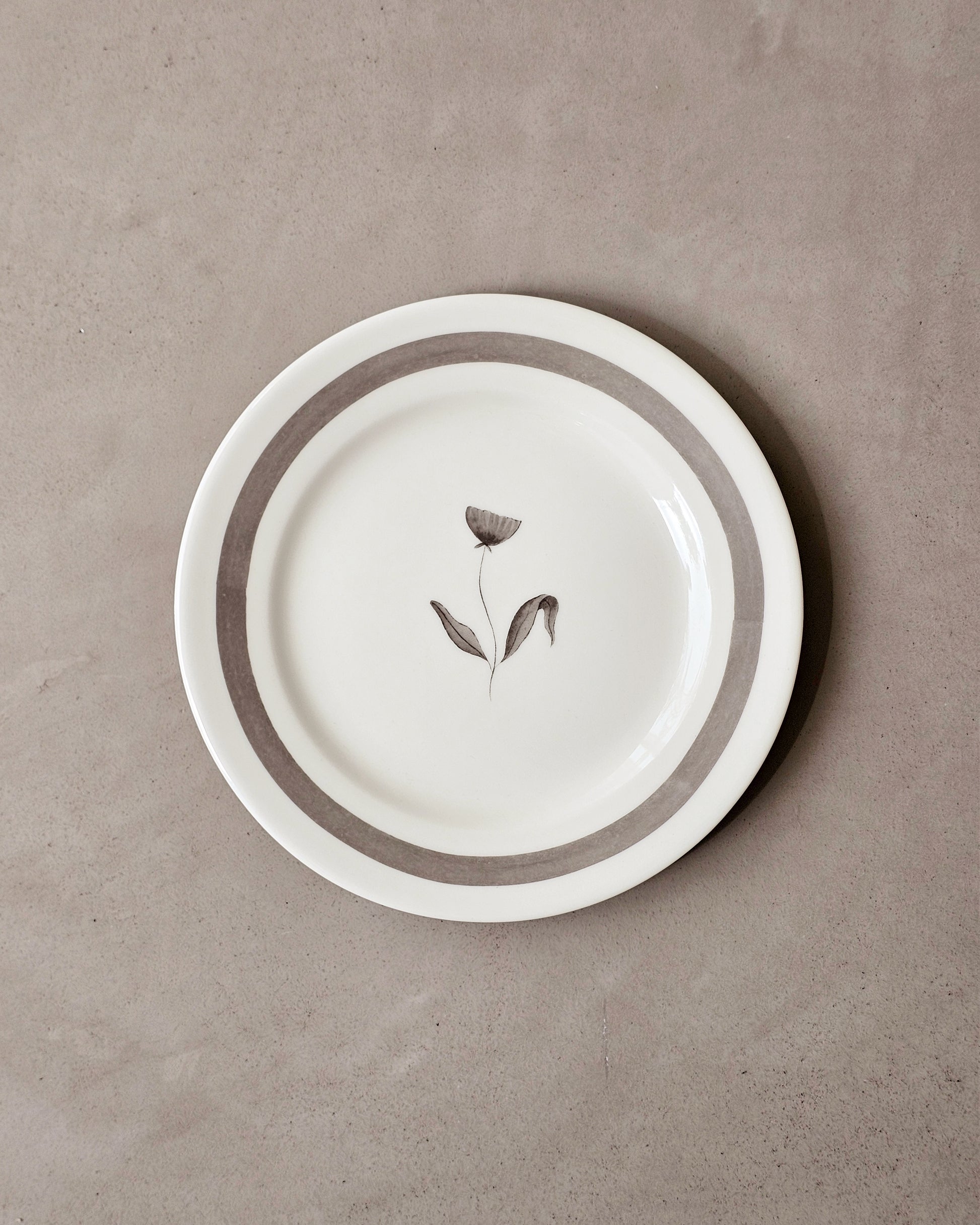 Carnation Quarter Plate (1 Piece)