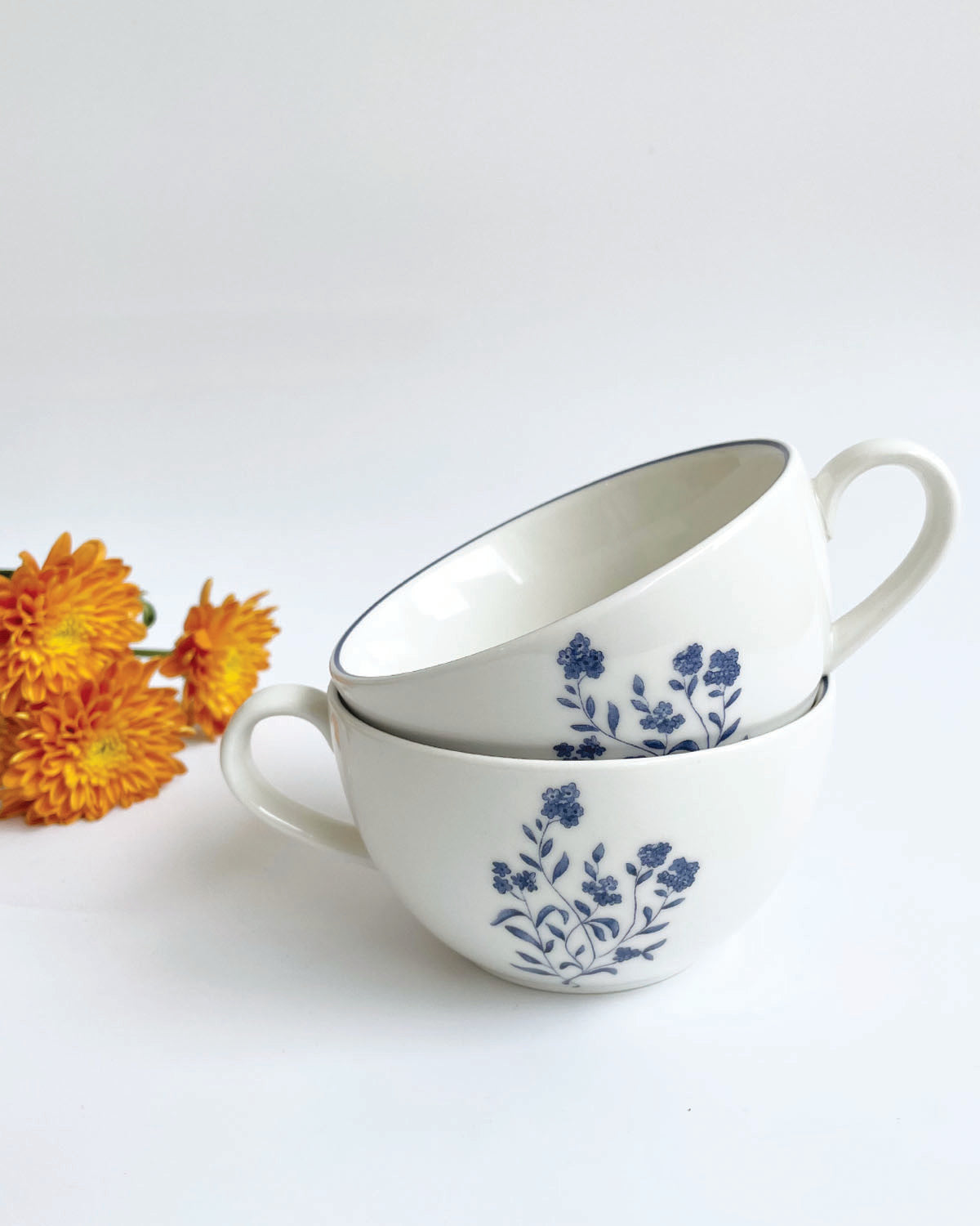 Cicely Cappuccino Mugs (Set of 2)