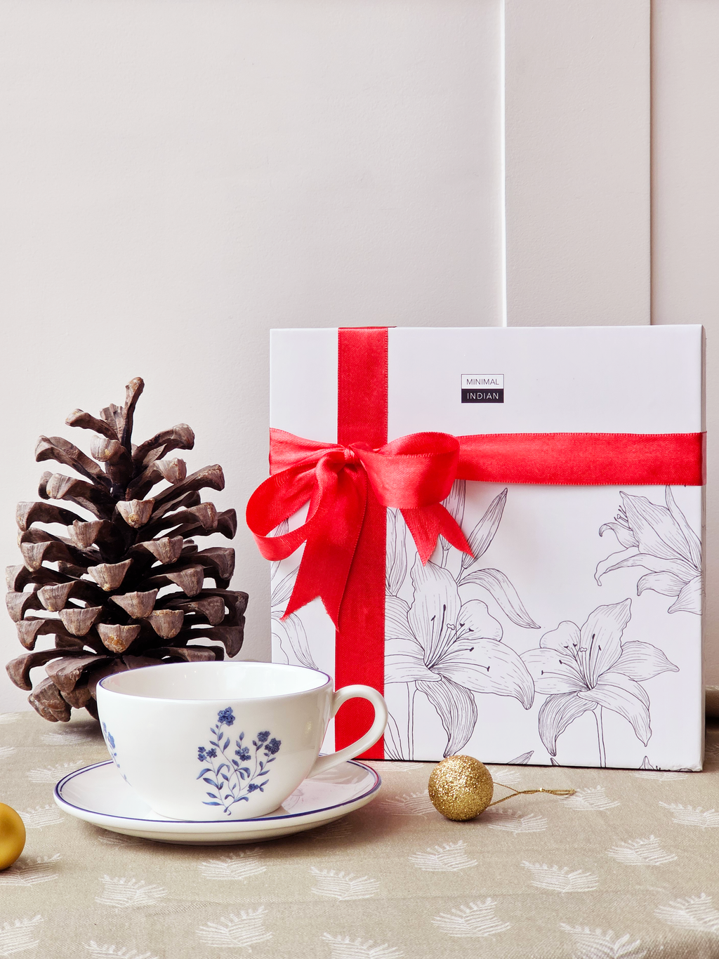 Cicely Cappuccino Mug & Saucer Set (1 Mug & 1 Saucer)