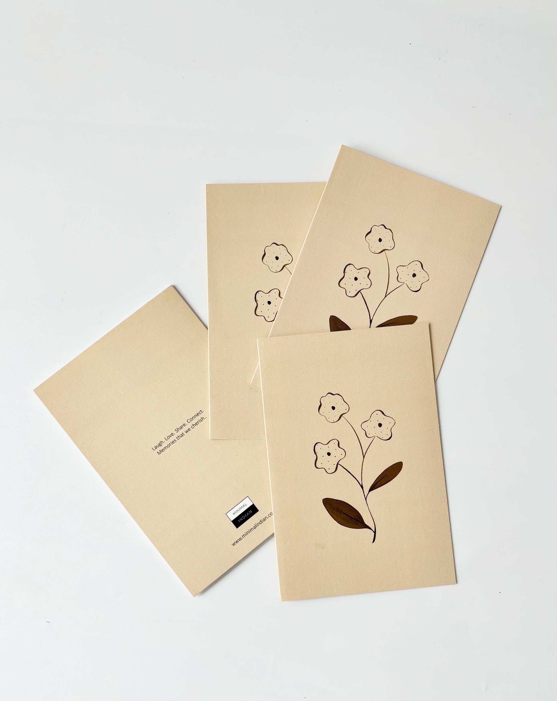 Cornflower Greeting Cards (Set of 4)