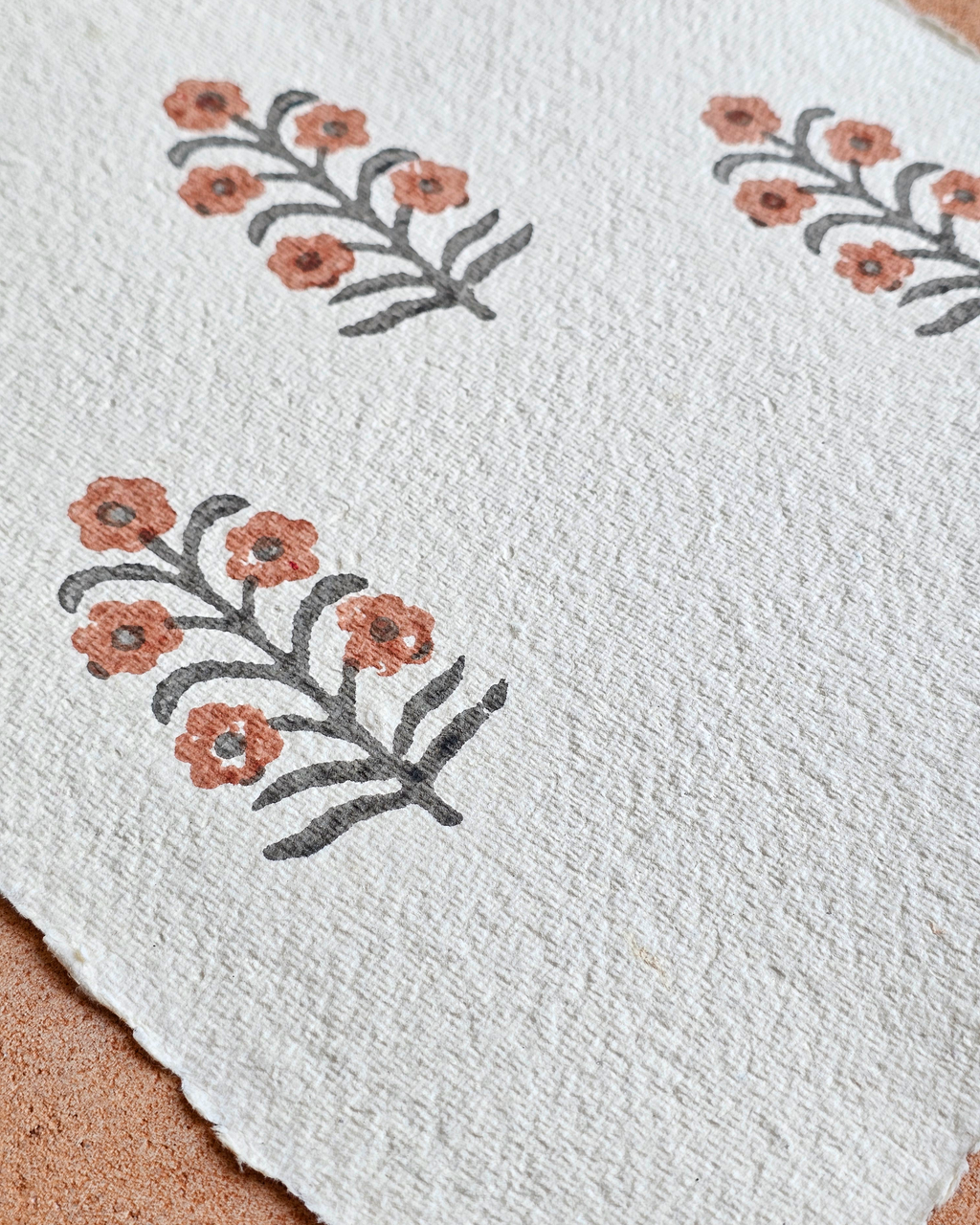 Dahlia Art Print On Handmade Cotton Paper (Width: 12" Height : 16.5")