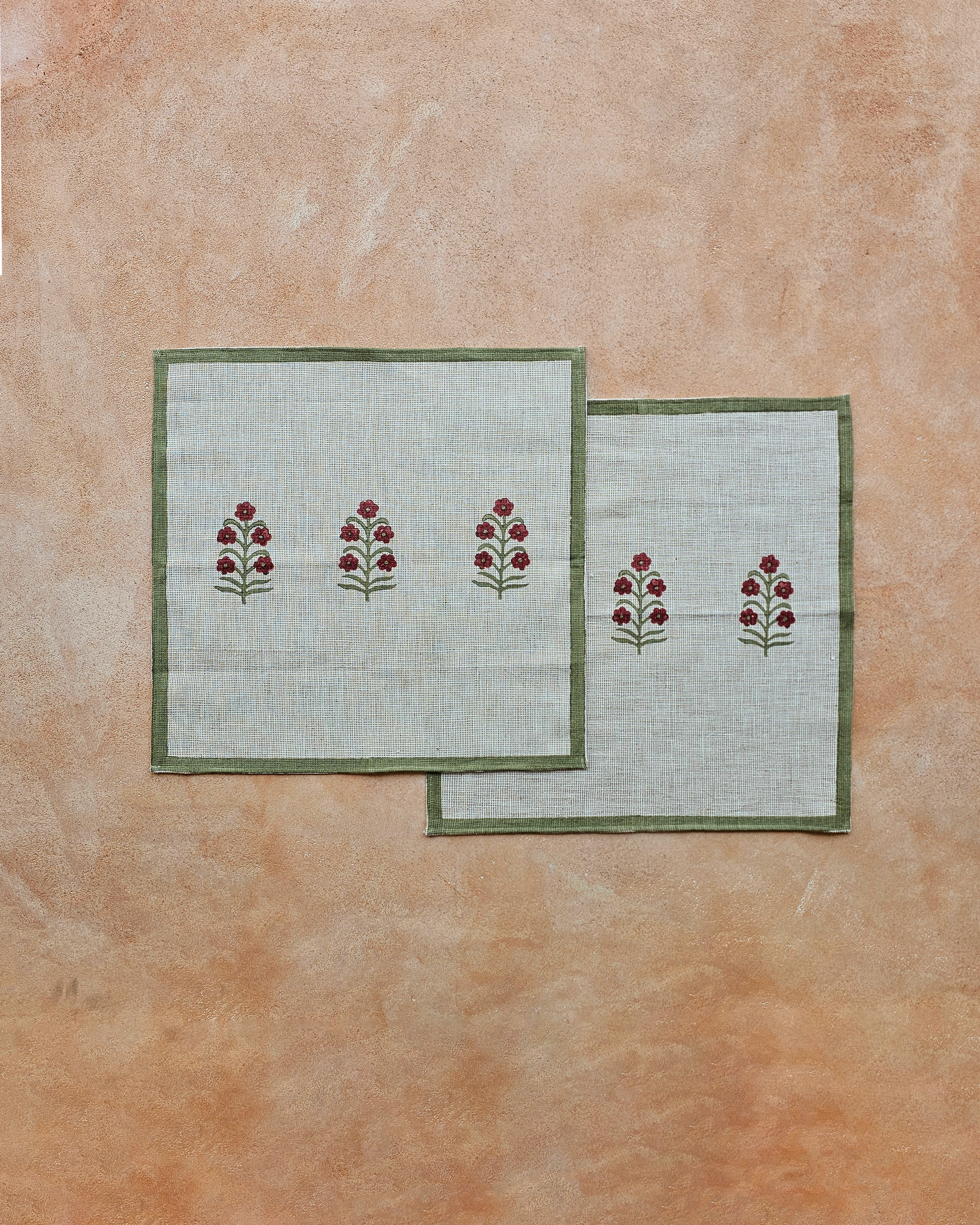 Dahlia Napkins, Sage( Set of 2)