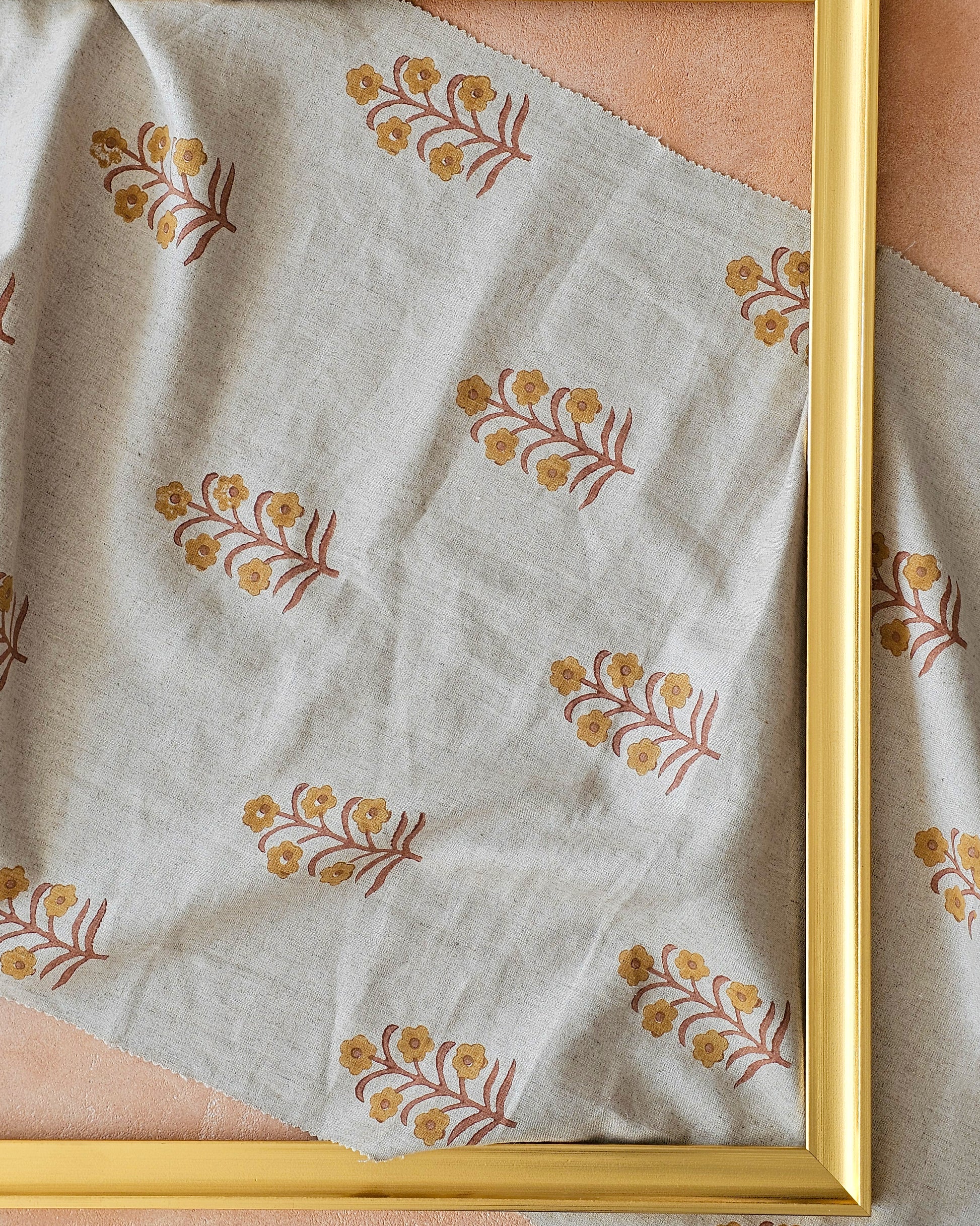 Dahlia, Ochre & Beige