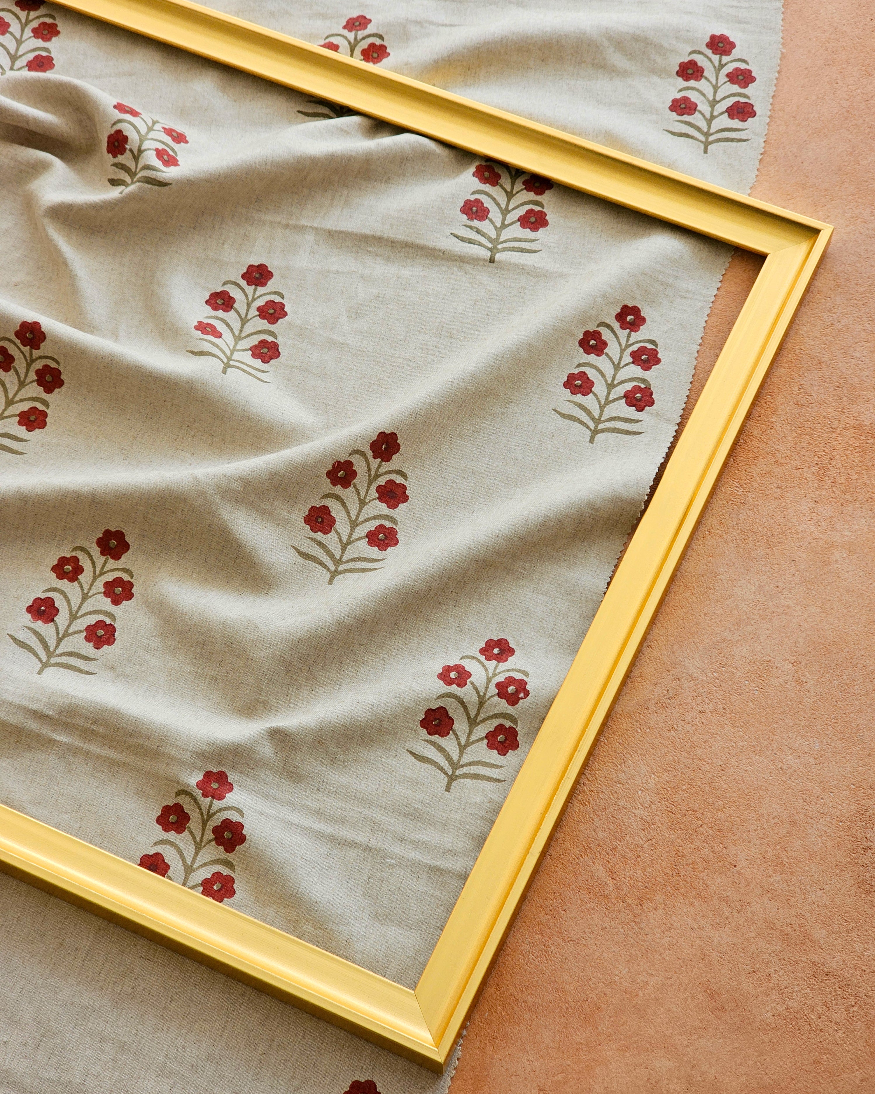 Dahlia, Crimson & Sage Green