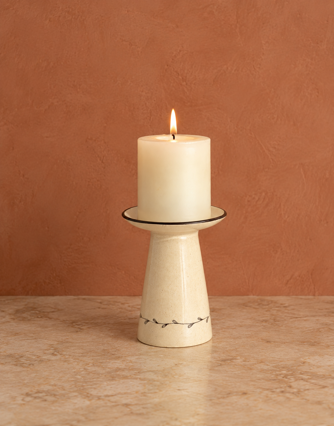Gingko Candle Stand (1 Piece)