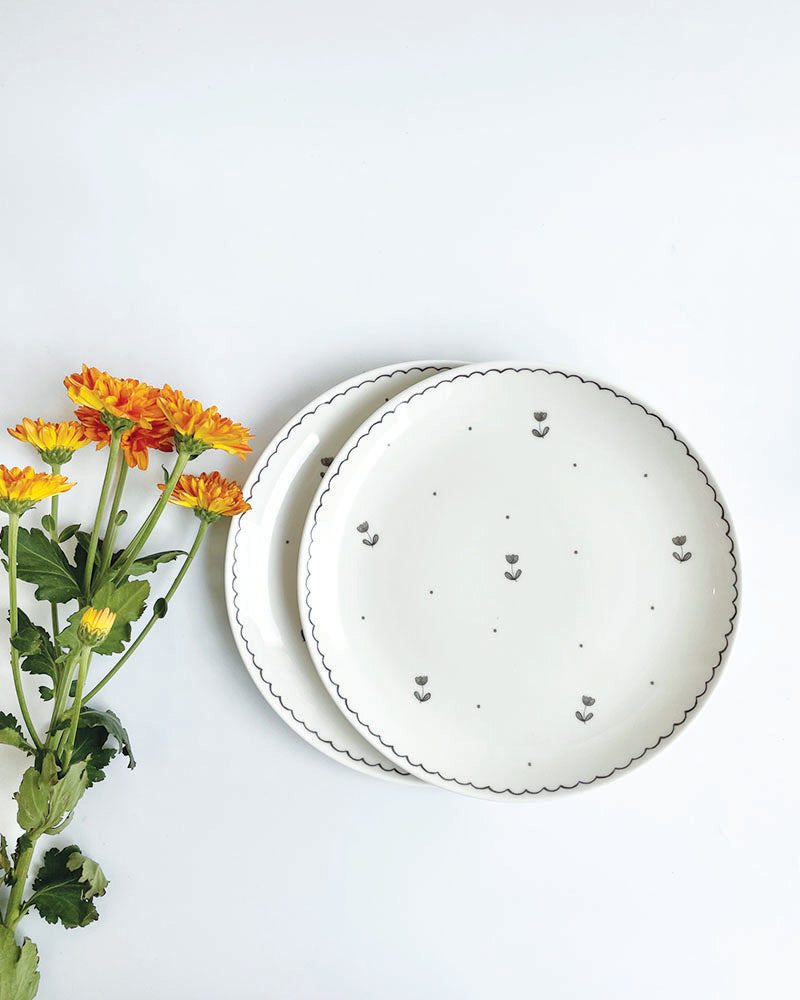 Ditsy Quarter Plates (Set of 2)