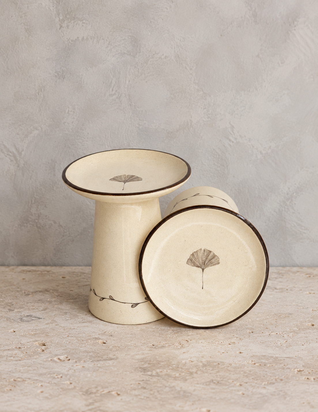 Gingko Candle Stand (1 Piece)