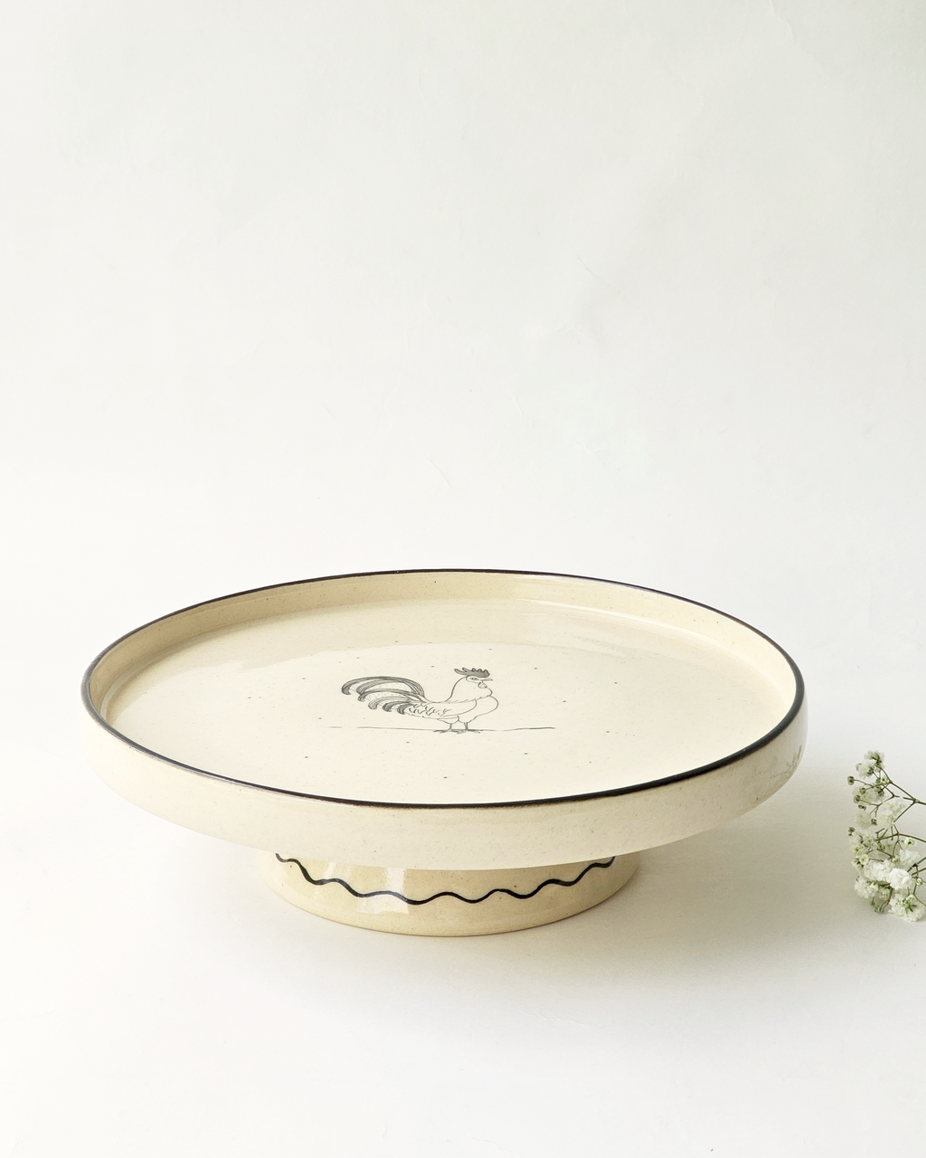 Rooster Cake Stand