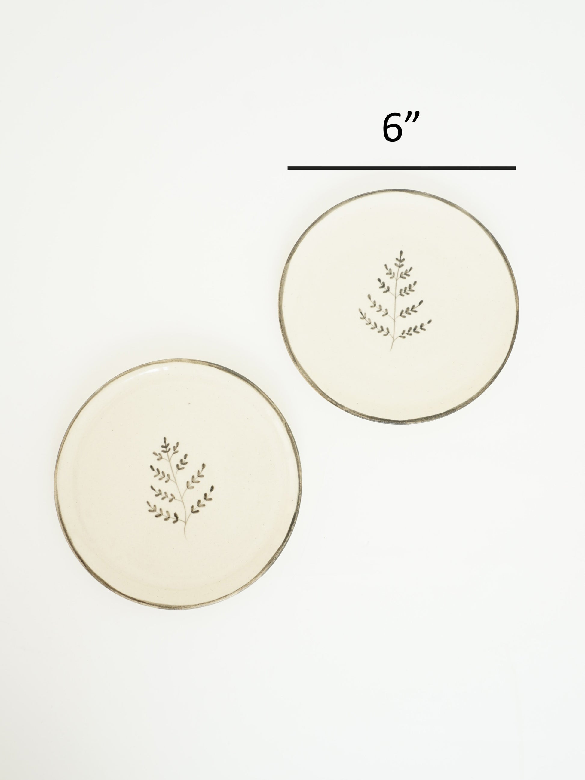 Ferns Snack plate (Set of 2)