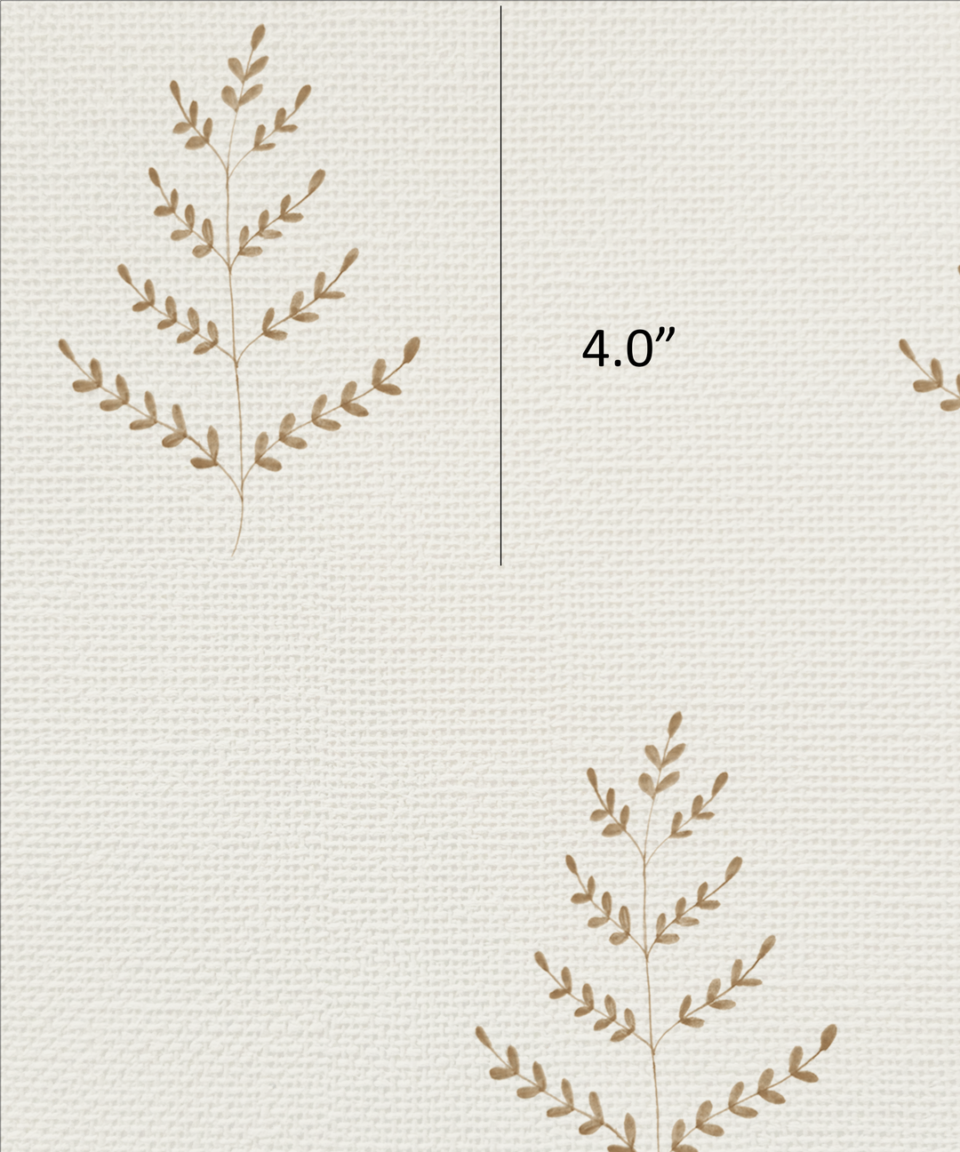 Ferns Wallpaper, Rust – minimal indian