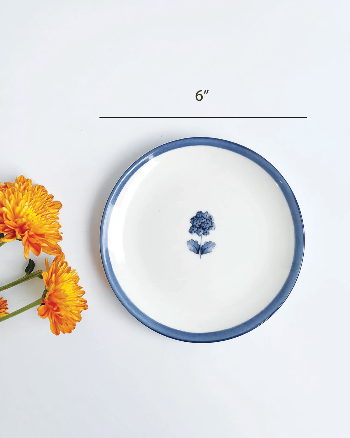 Cicely & French Flora Saucers (4 Pieces )