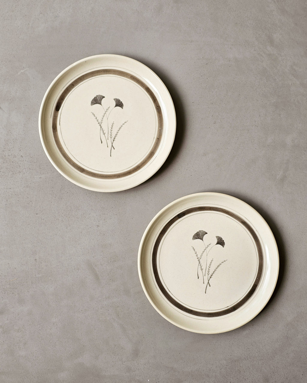 Gingko Quarter Plate ( 1 Piece)