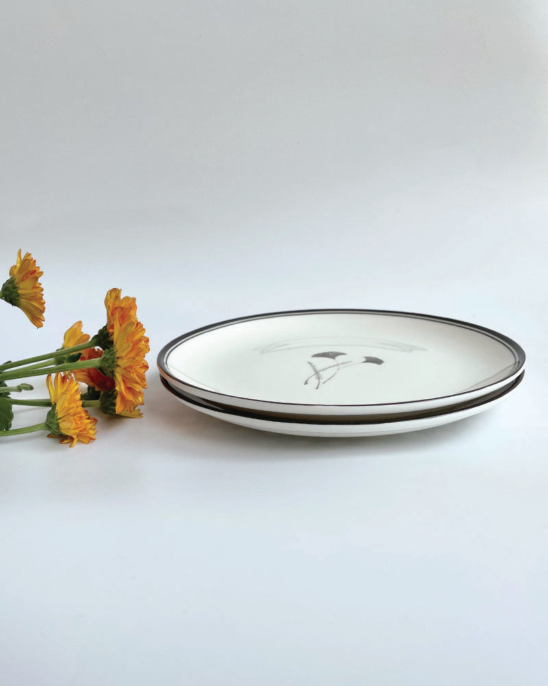 Gingko Quarter Plates (Set of 2)