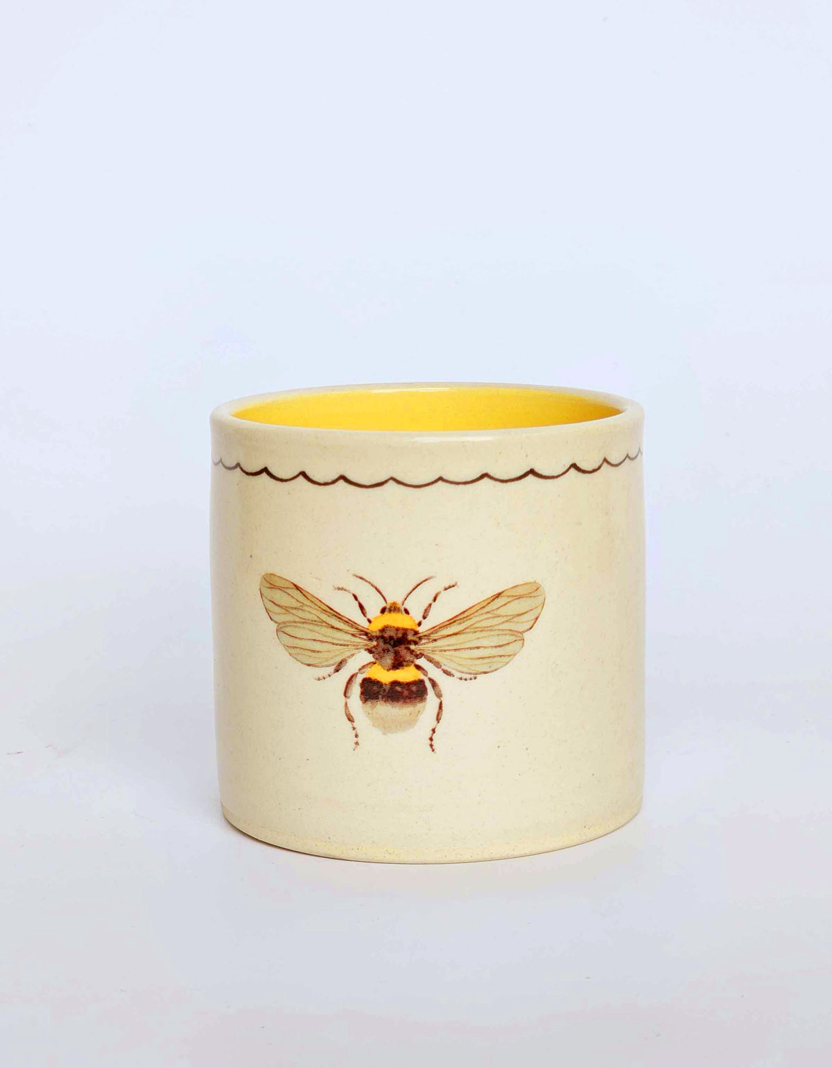 Honey Bee Pen Stand Musterd   (1 Piece)