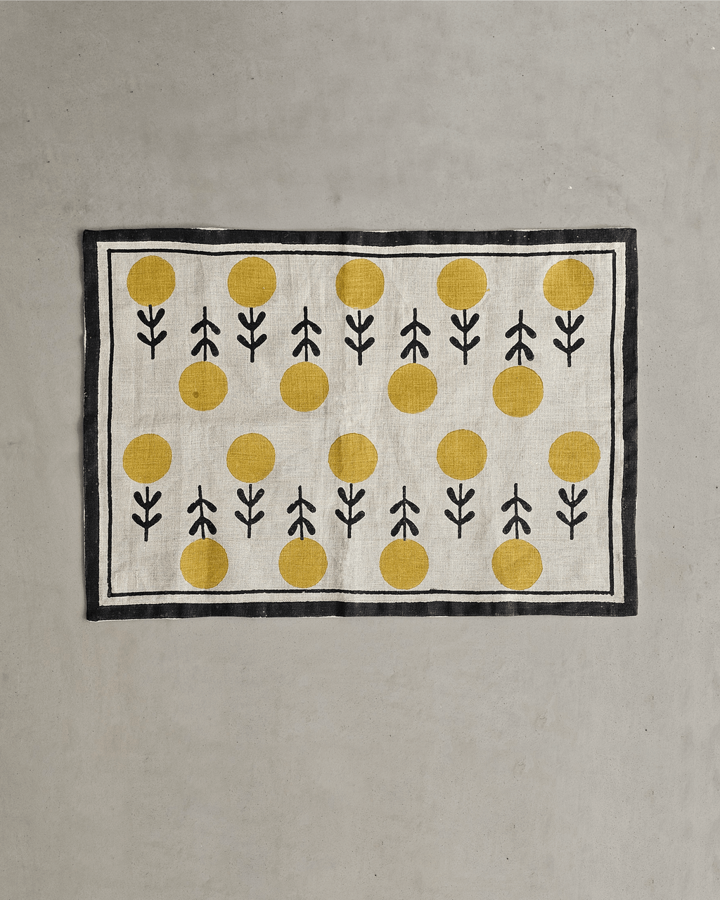 Kadam Tablemats, Ochre(Set of 2)