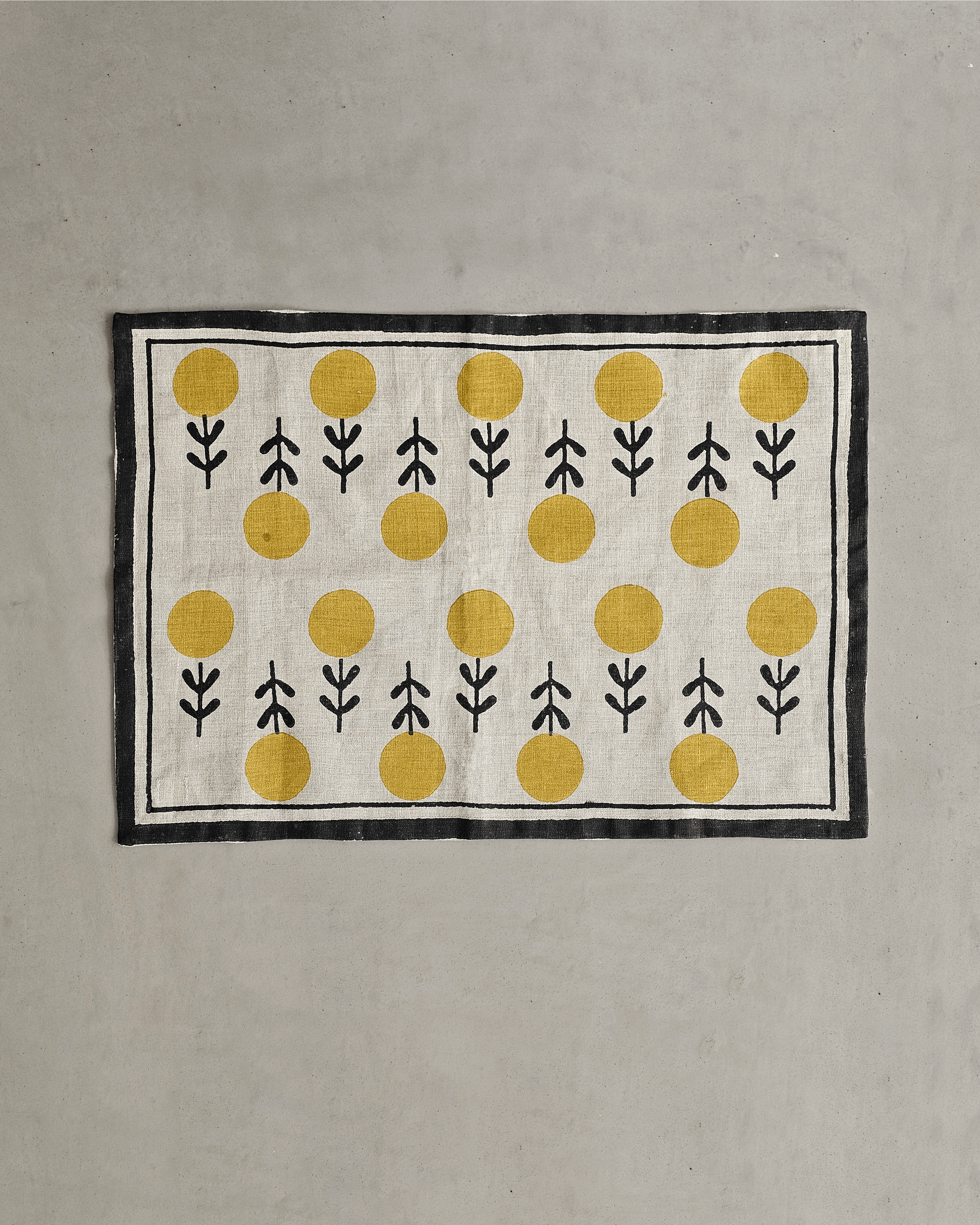 Kadam Tablemats, Ochre(Set of 2)