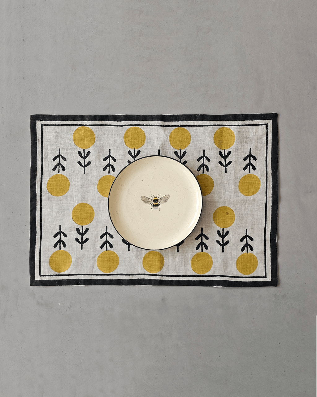 Kadam Tablemats, Ochre(Set of 2)