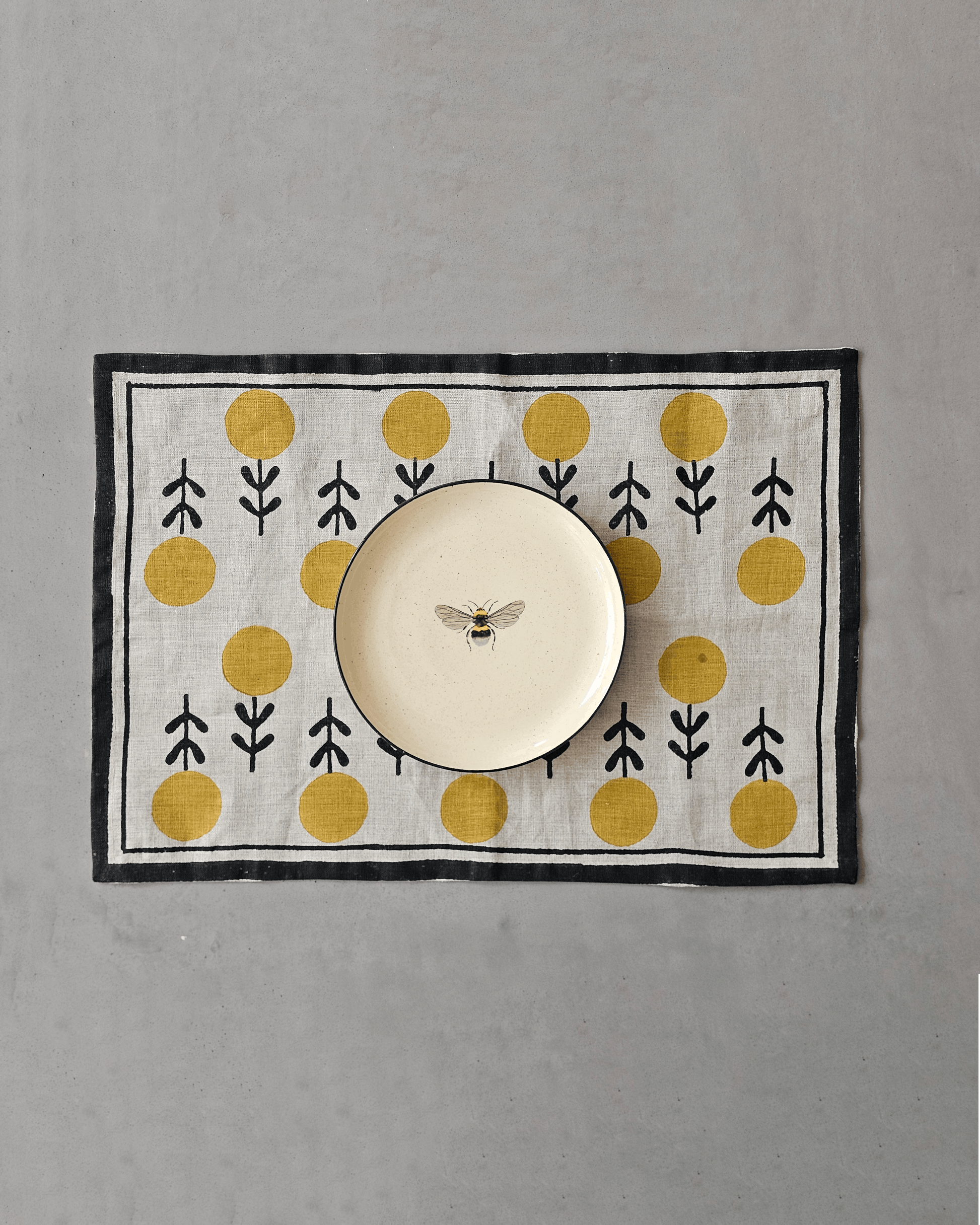 Kadam Tablemats, Ochre(Set of 2)