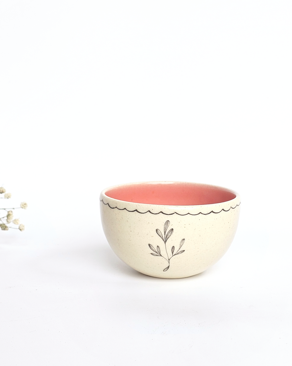 Lily Soup Bowls, Peach (Set of 2)