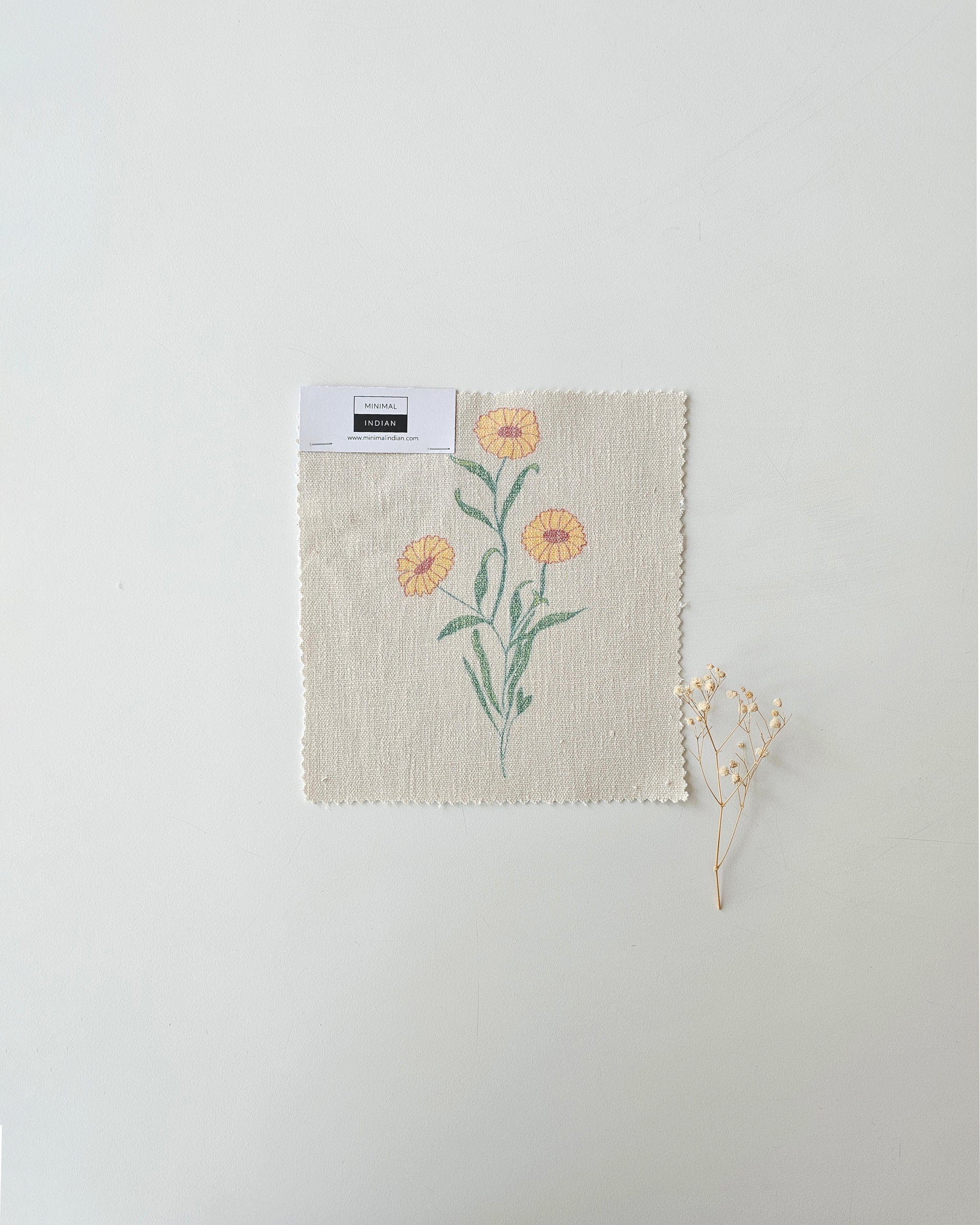 Marigold Fabric, Mustard