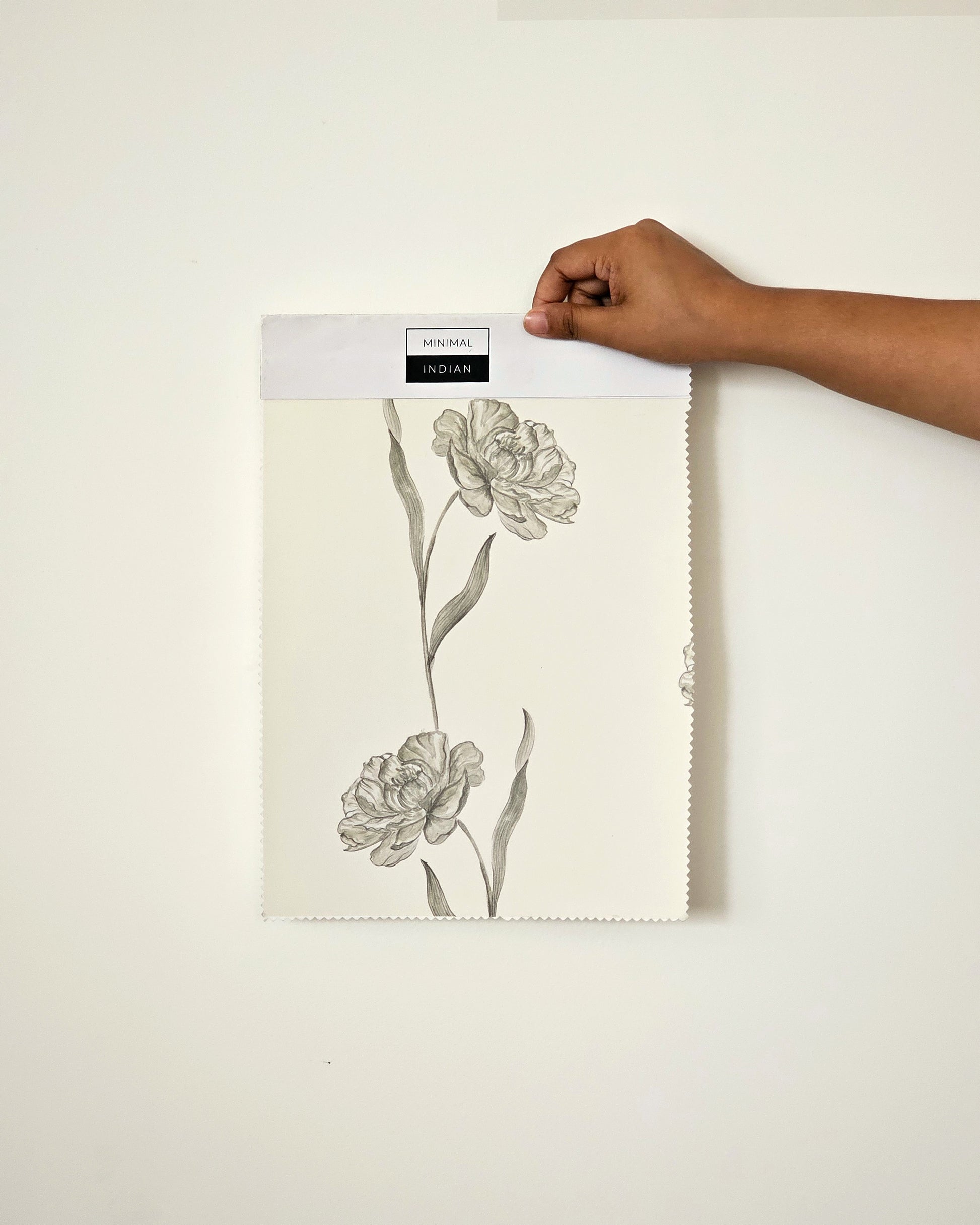 Meadow Rose Wallpaper, Sage