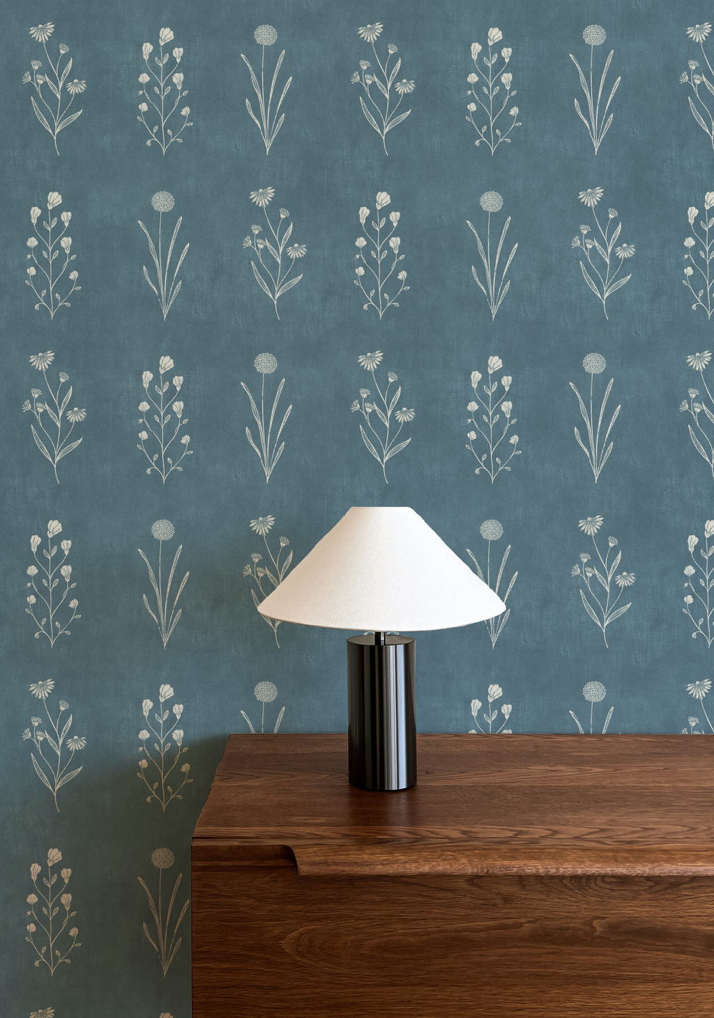 Summer Wind Wallpaper, Blue