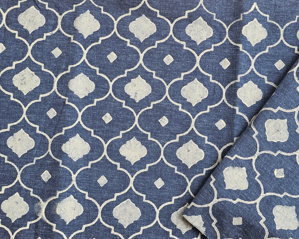 Mosaic Fabric, White