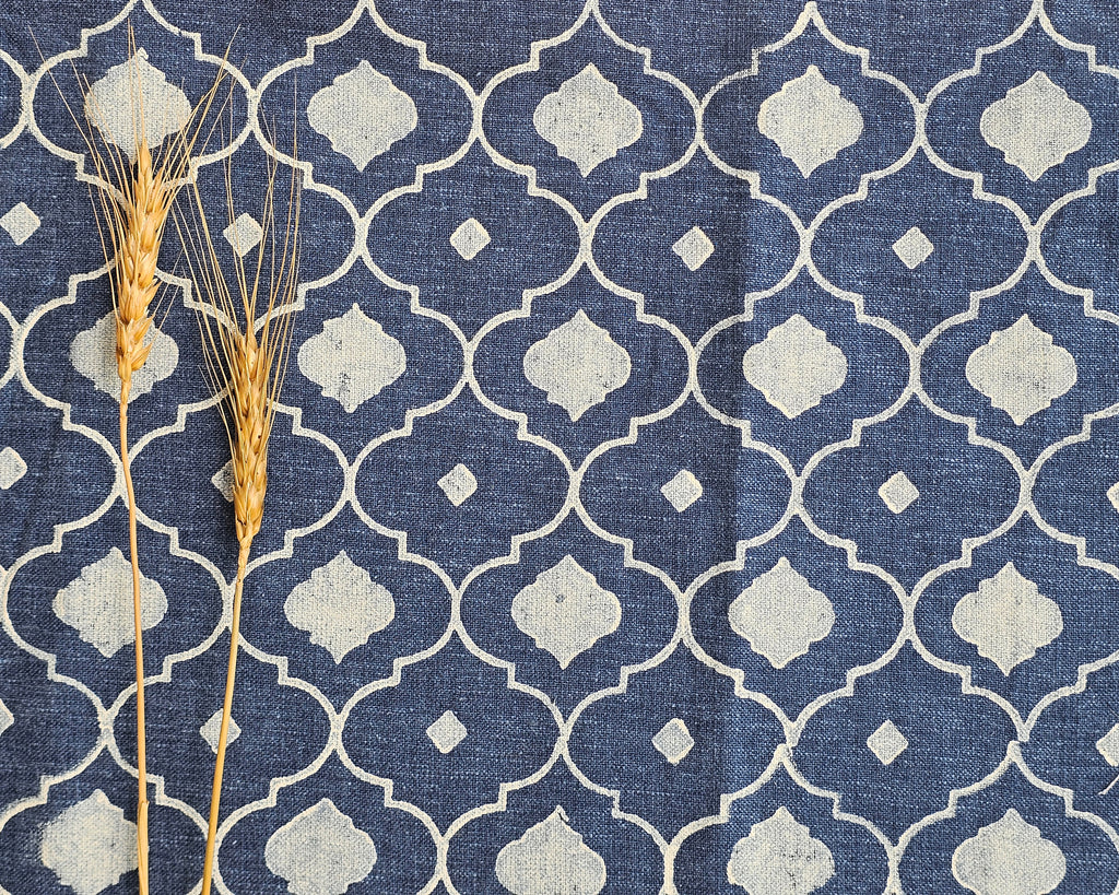 Mosaic Fabric, White