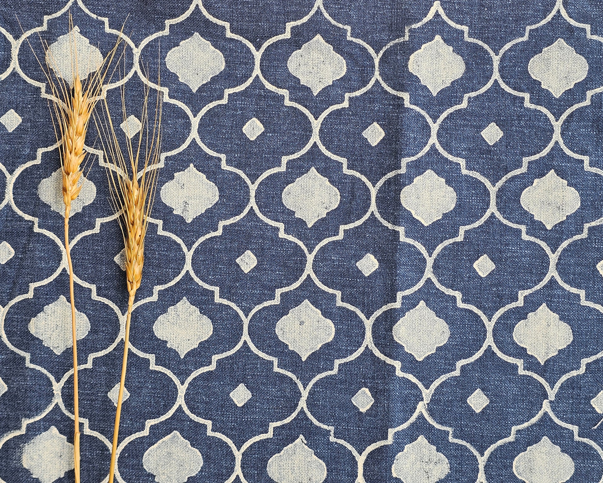 Mosaic Fabric, White