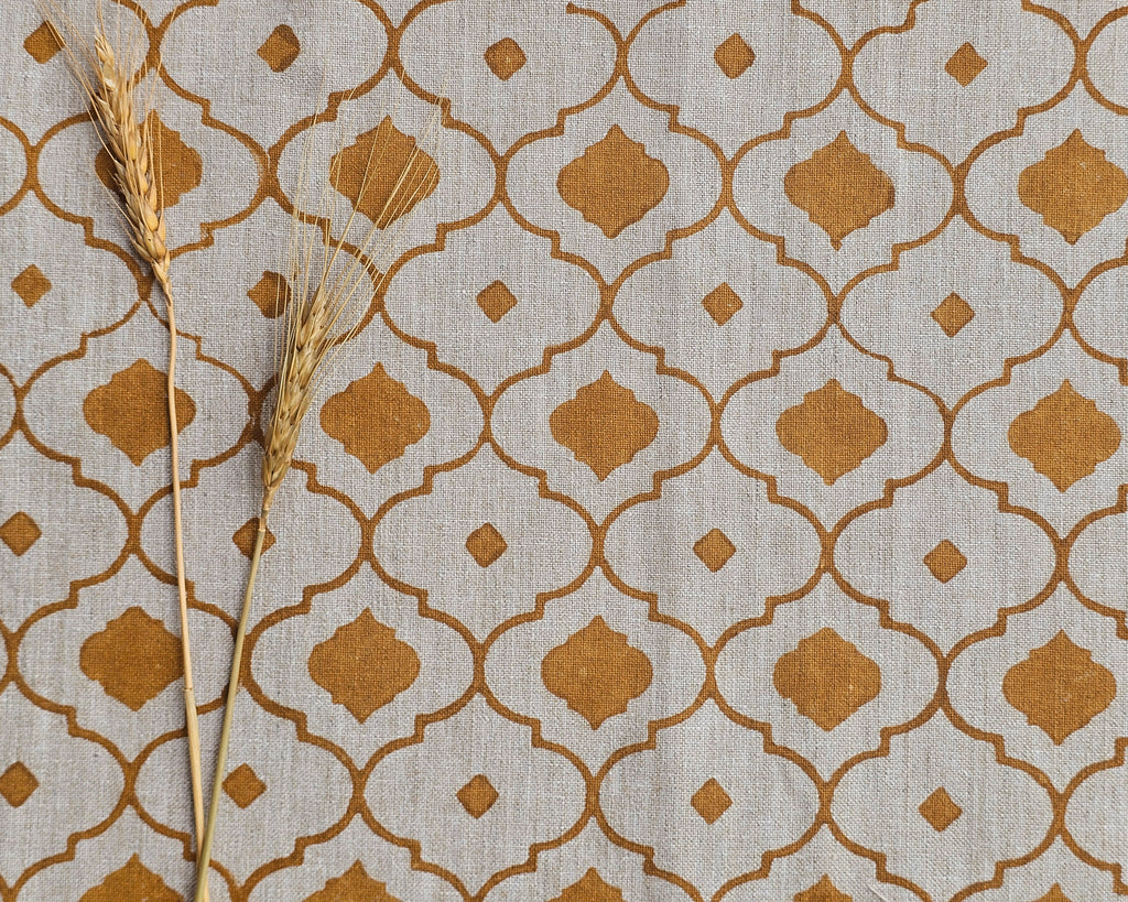 Mosaic Fabric,Ochre
