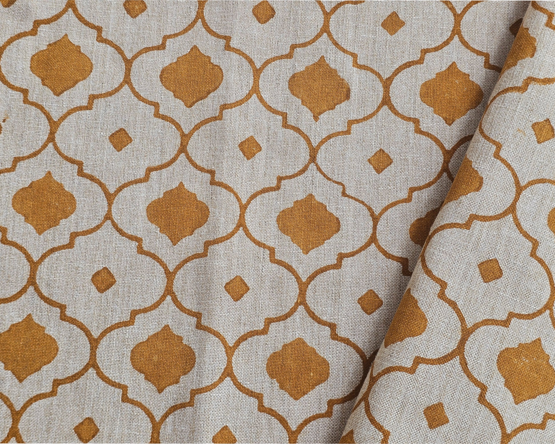 Mosaic Fabric,Ochre
