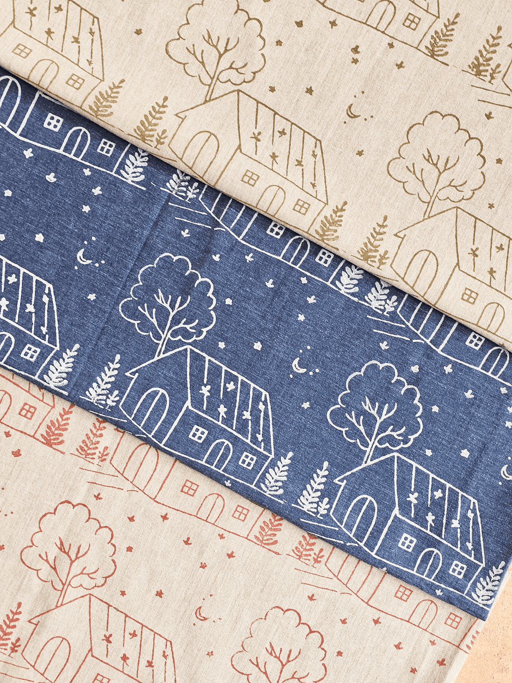 Farmhouse Fabric,Peach