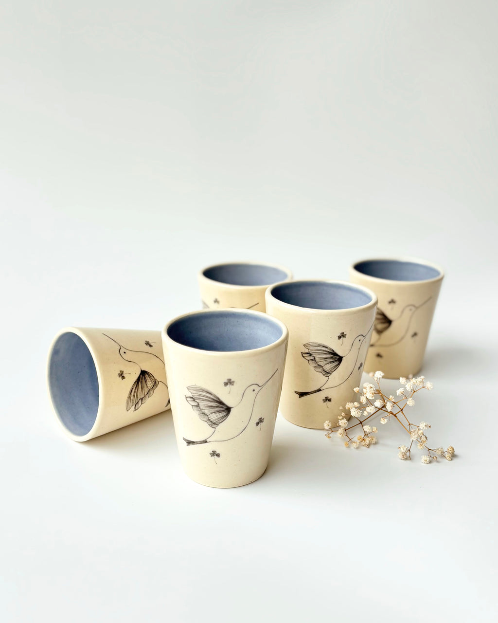 Pakhi Kulhars, Blue (Set of 2)