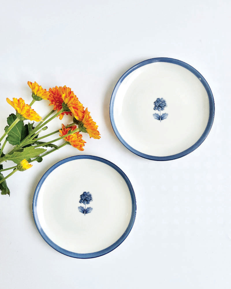 Cicely & French Flora Saucers (4 Pieces )
