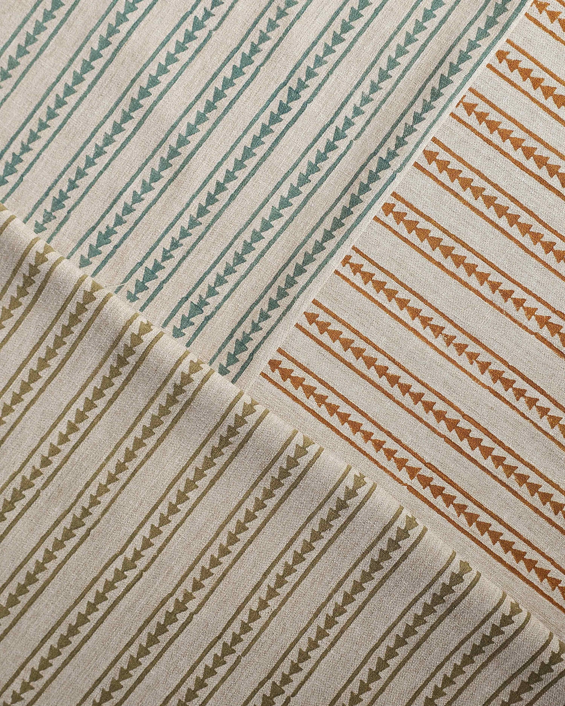 Pine Forest Fabric ,Ochre