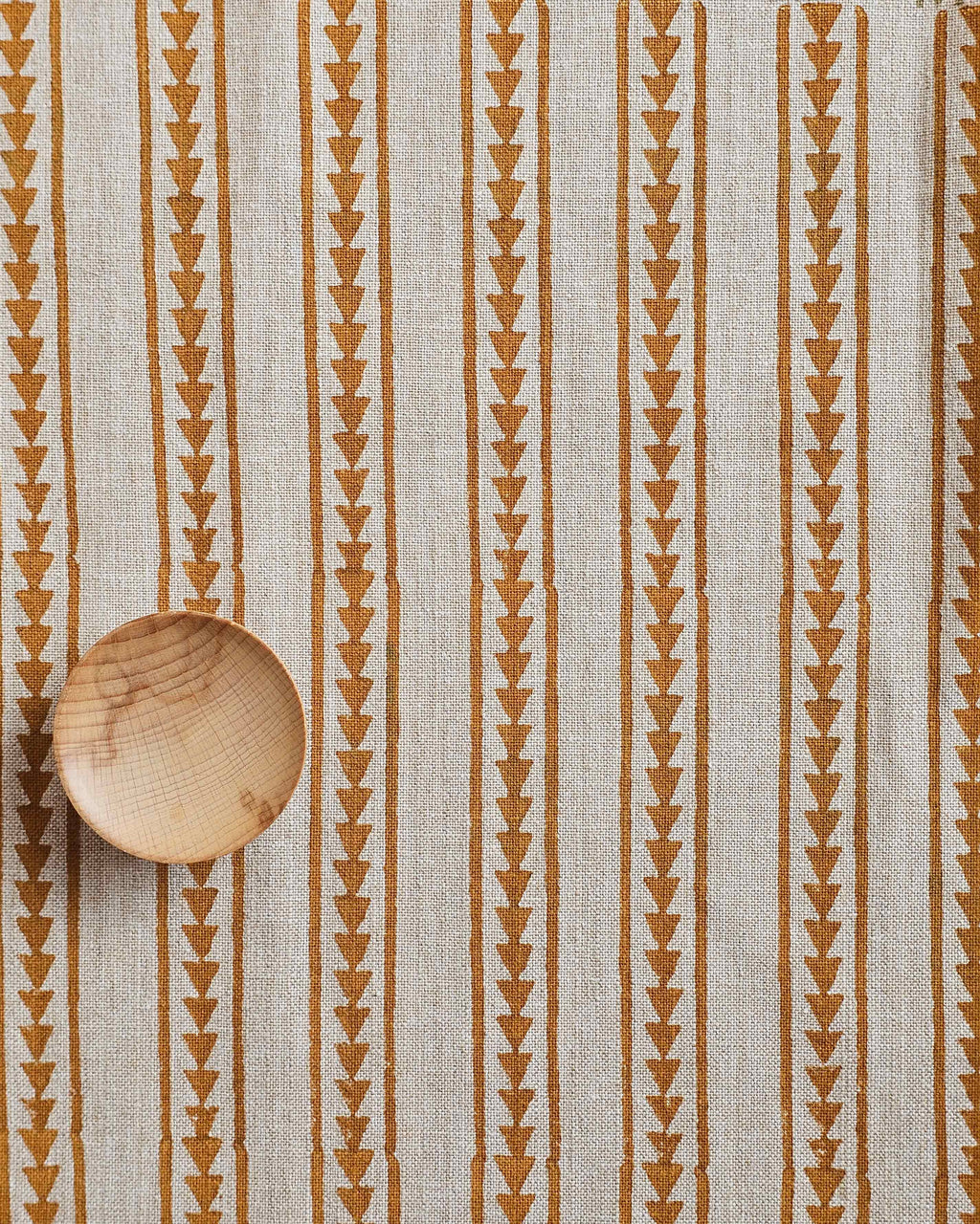 Pine Forest Fabric ,Ochre