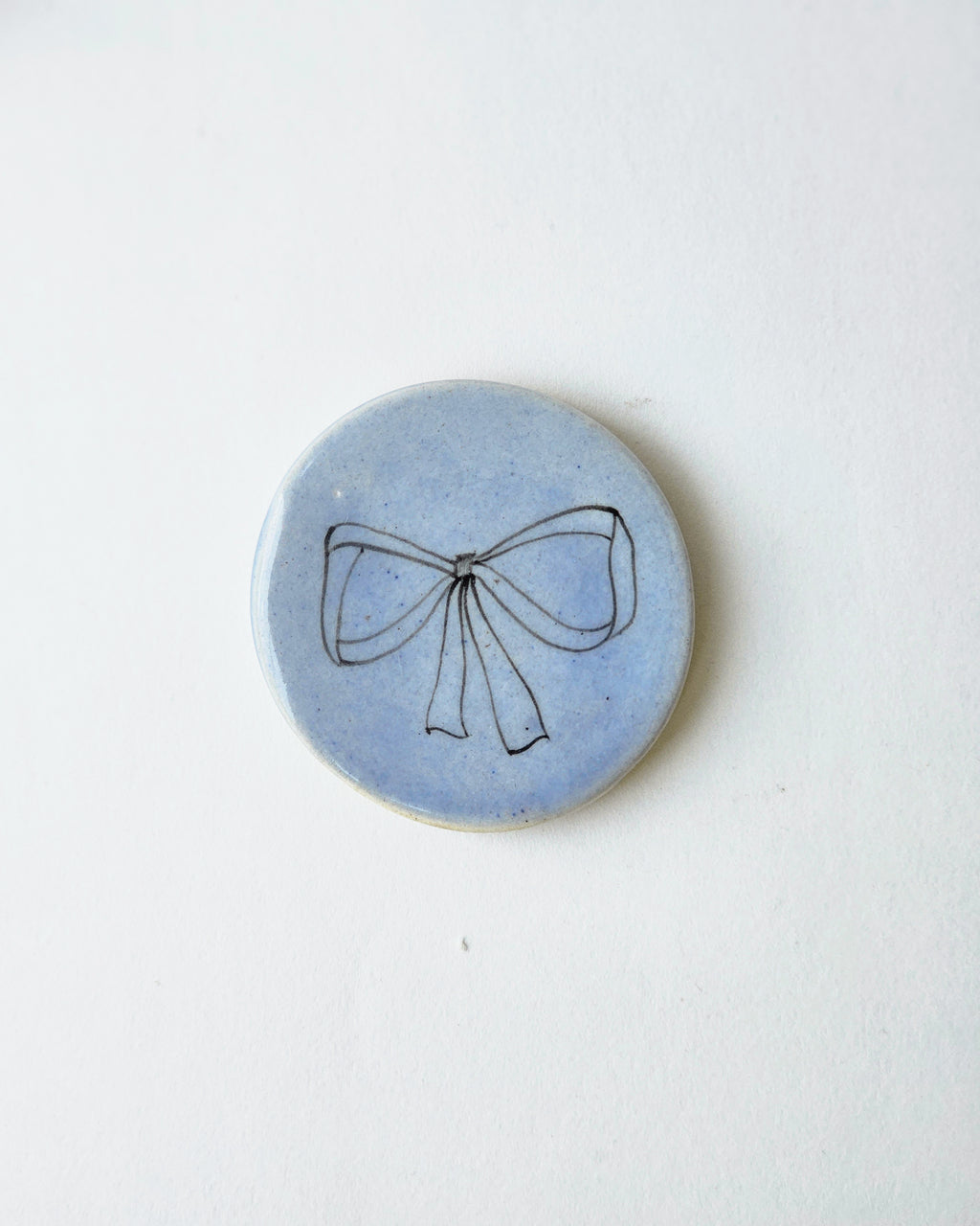 Bow Fridge Magnet, Blue