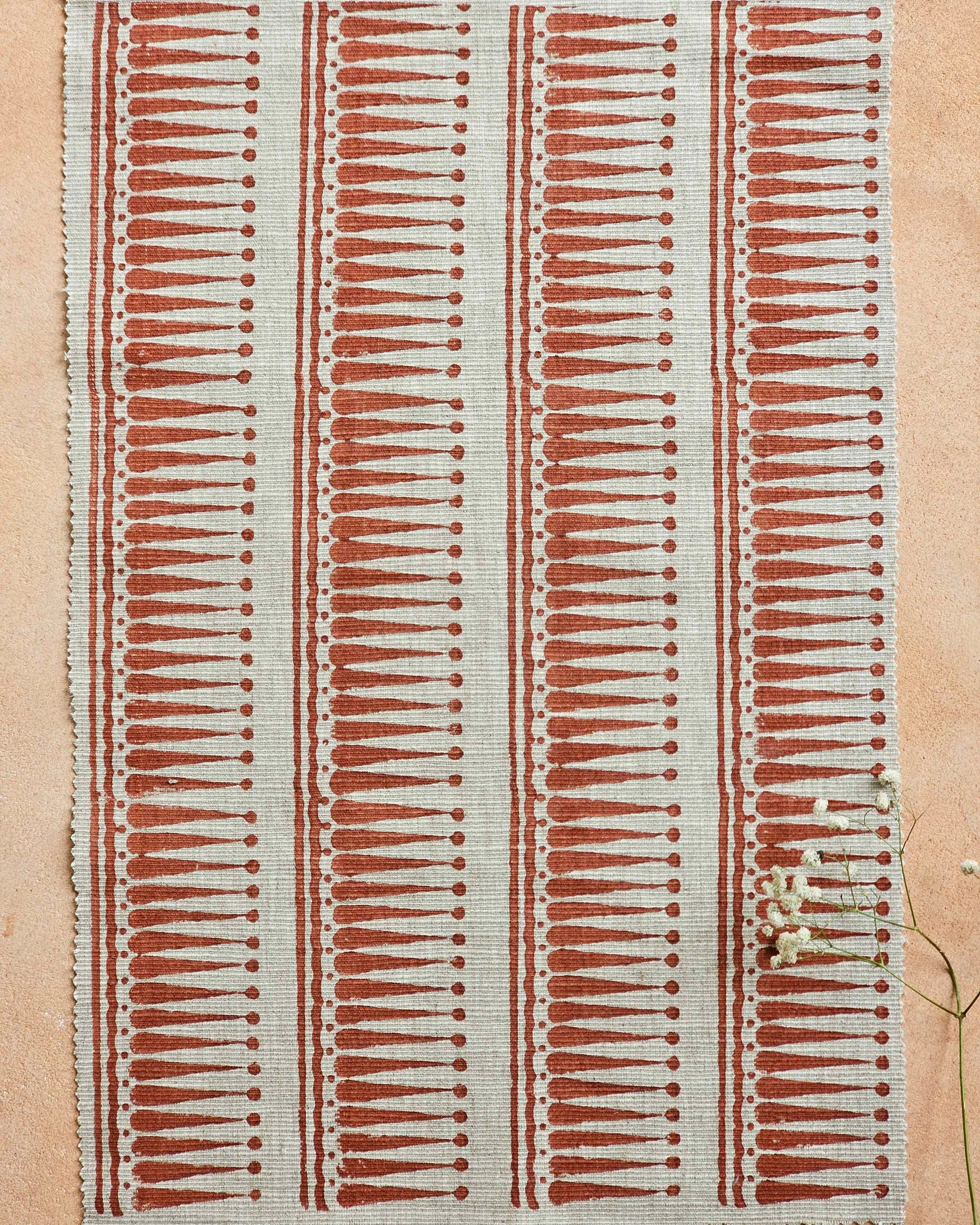 Ritu Fabric,Terracotta