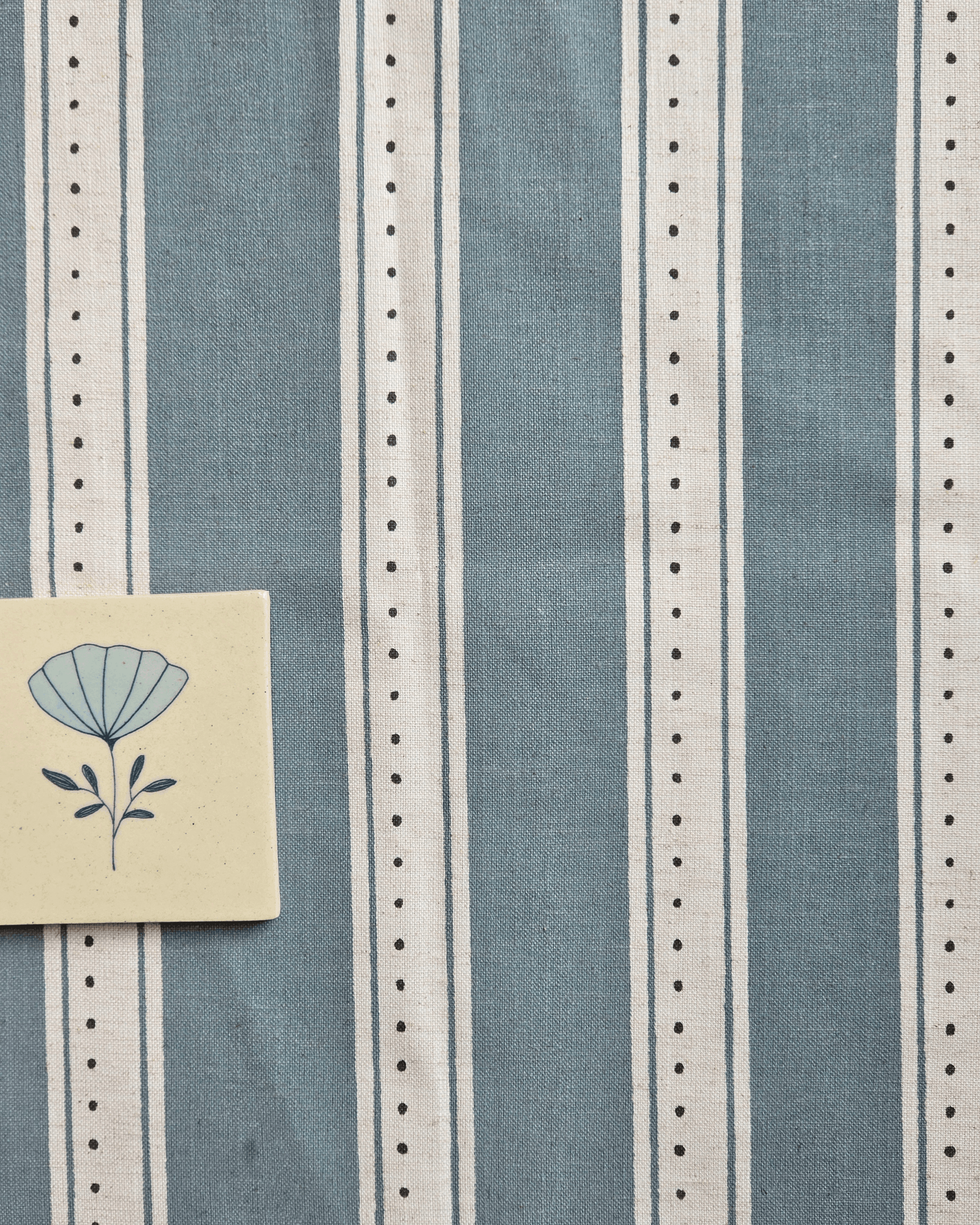 Rivereed Fabric,  Blue