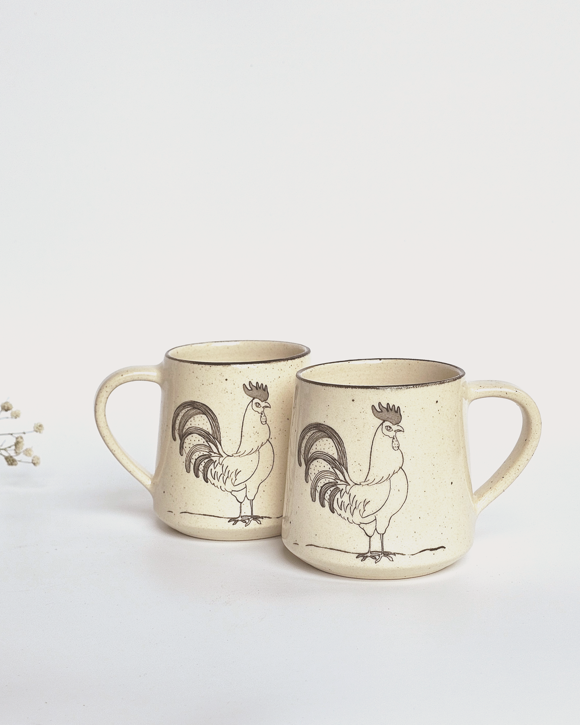 Rooster Coffee Mugs ( Set of 2)