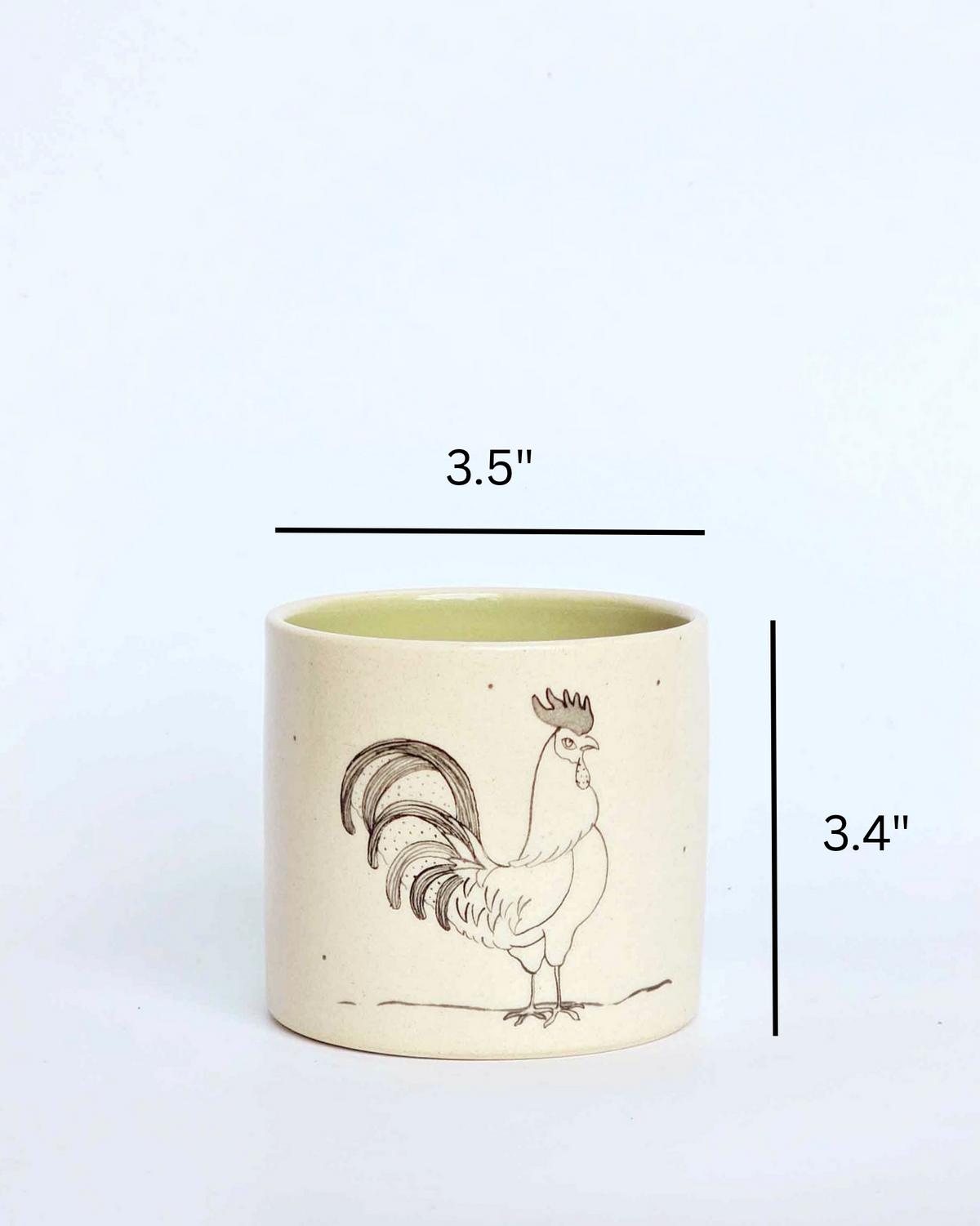 Rooster Pen Stand, Olive (1 Piece)